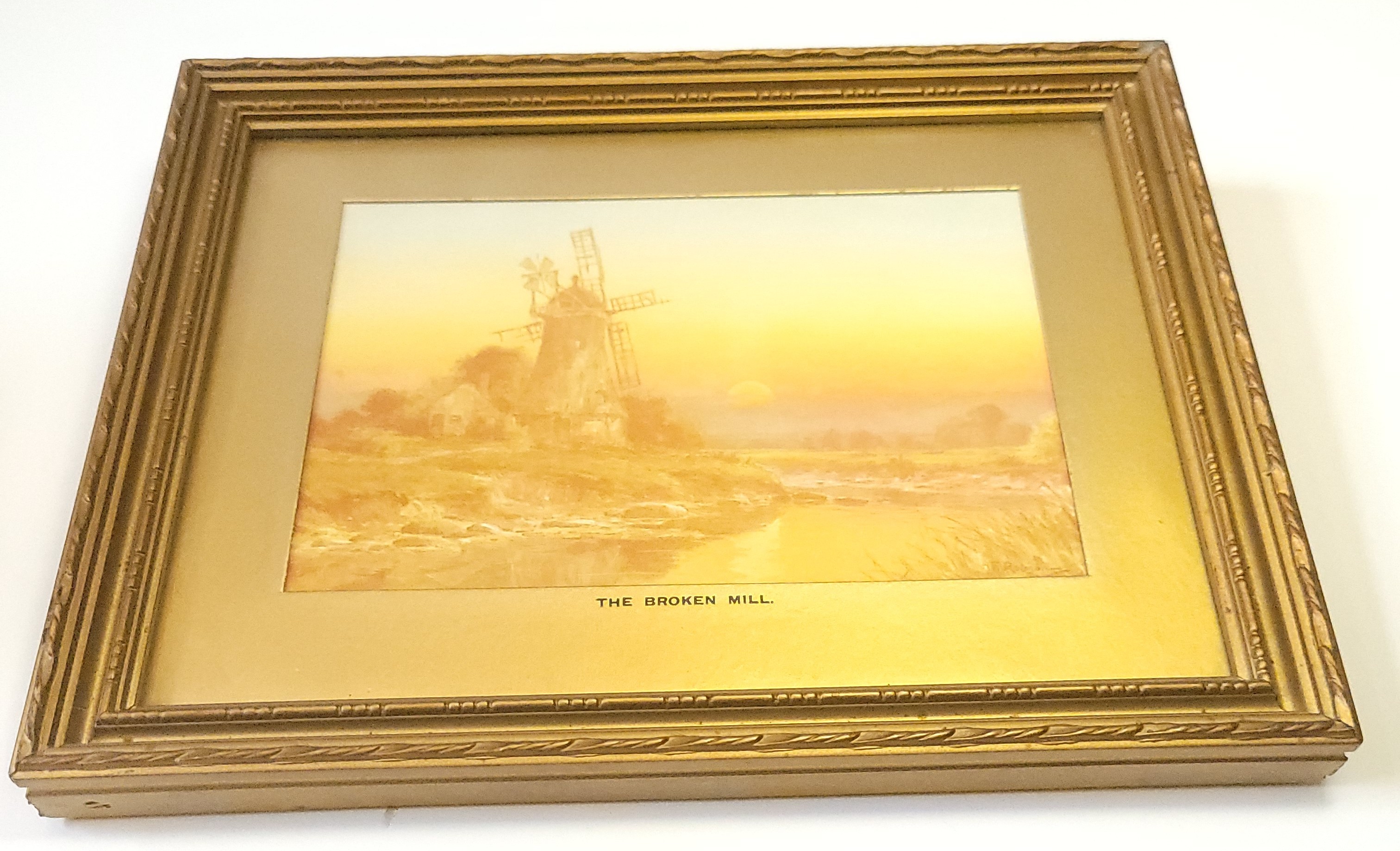 1940s Normill Framed Print The Broken Mill 4134 Made in England - photo 4