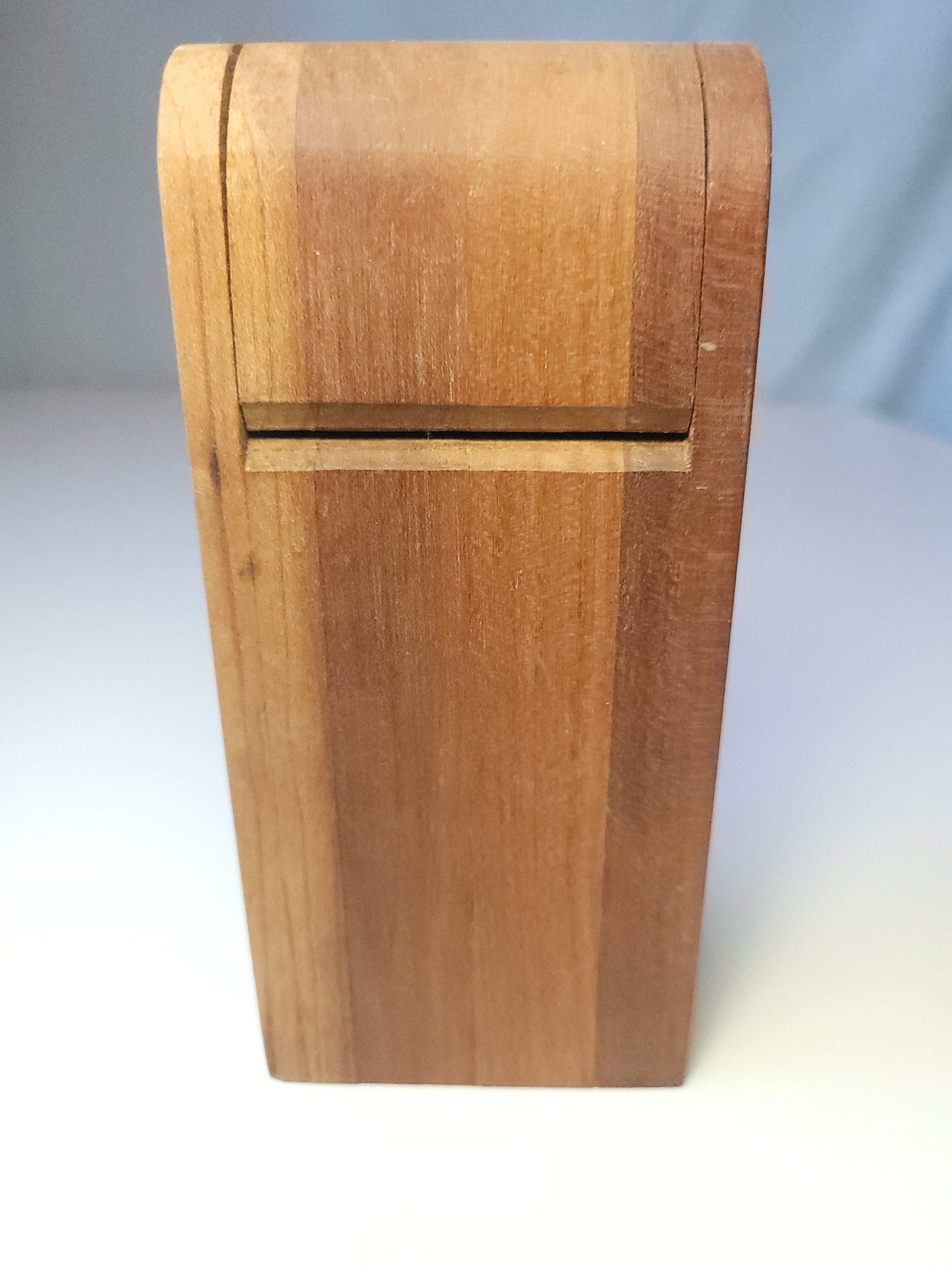 1952 Mid CentuWooden Trinket Box, Sculptural Cherry/Walnut - photo 4
