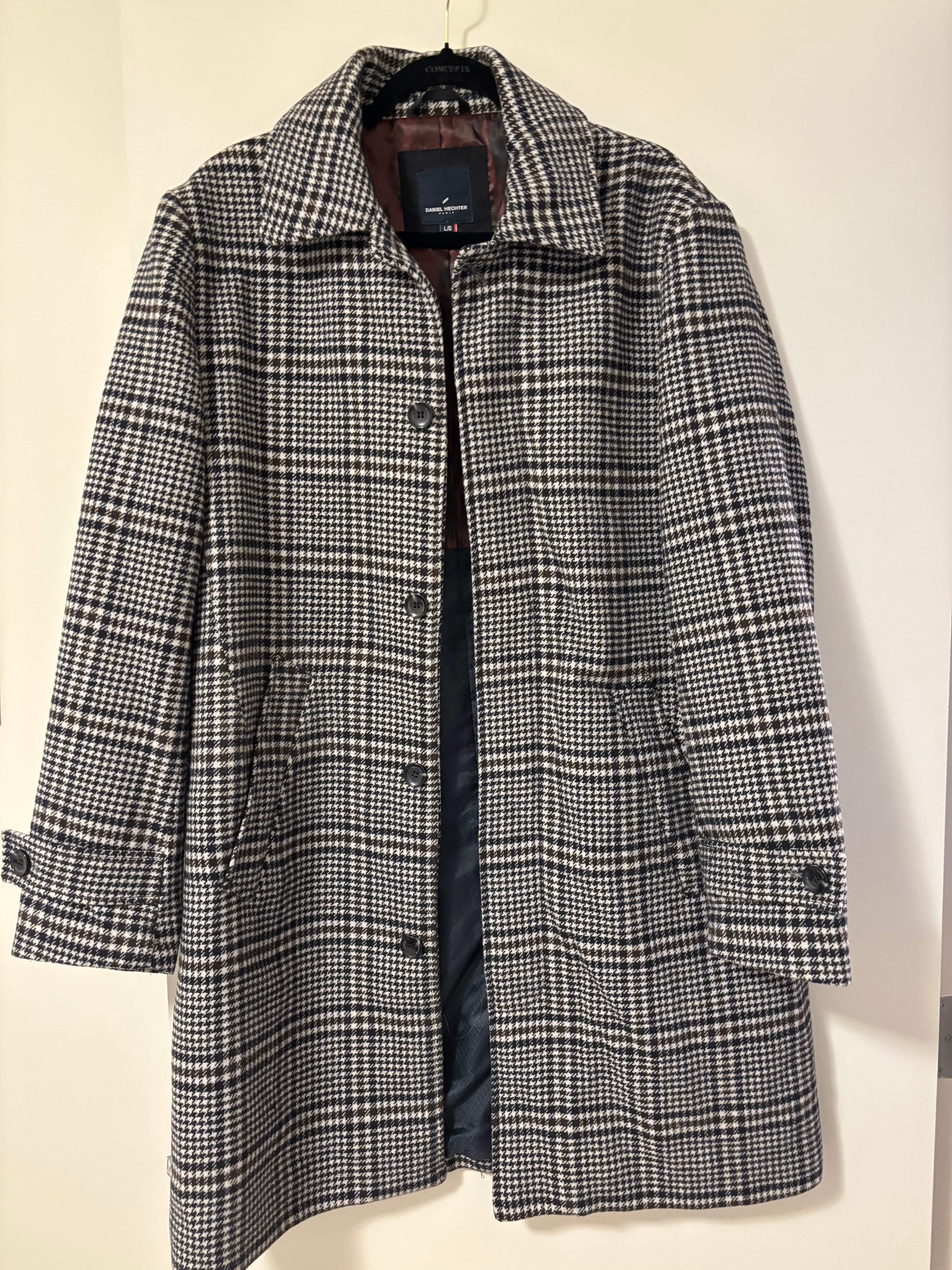 Daniel Hechter Paris Houndstooth Coat