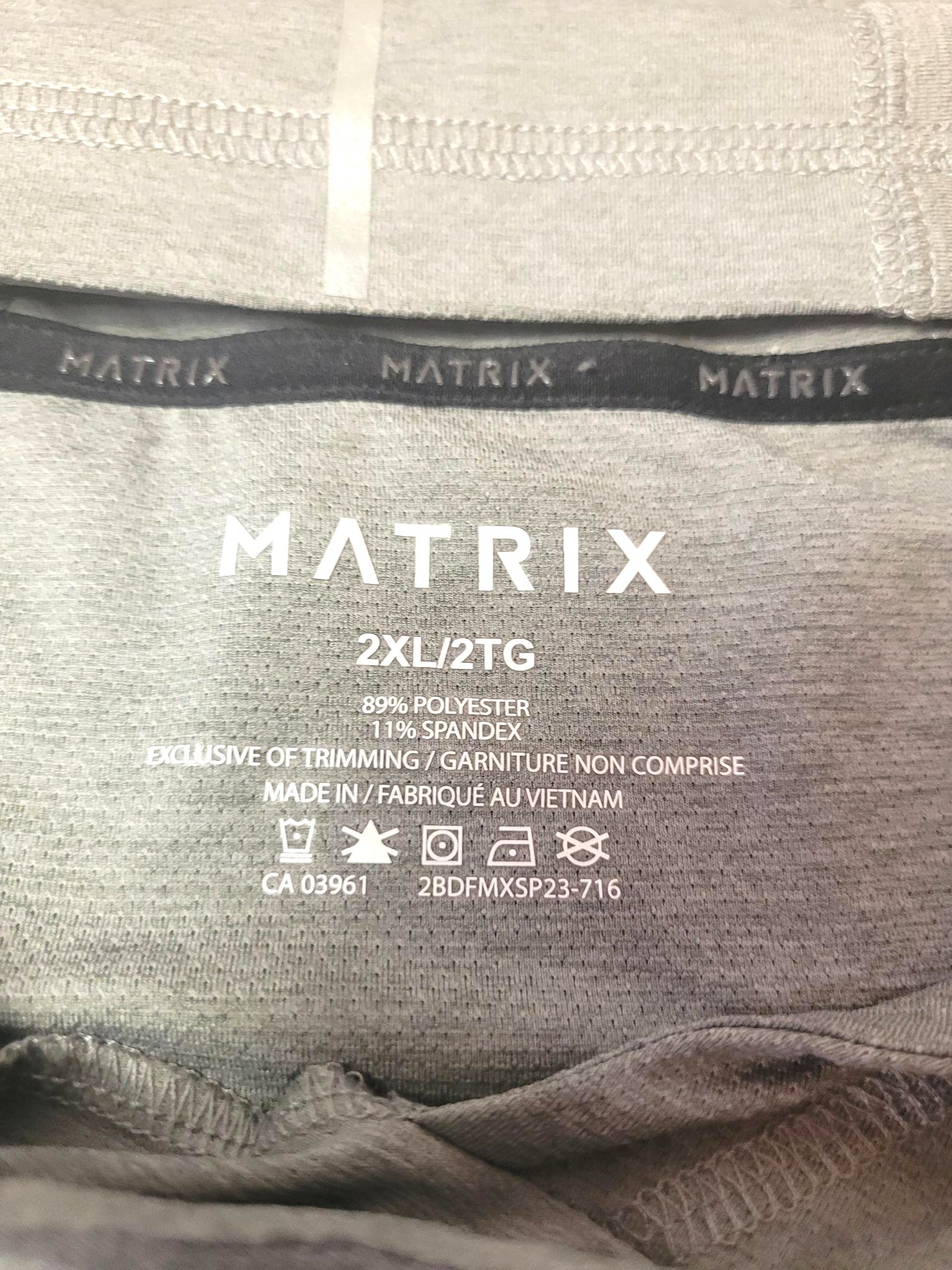 NEW Matrix Performance Gray Lightweight Pullover Hoodie Mens 2XL - photo 5