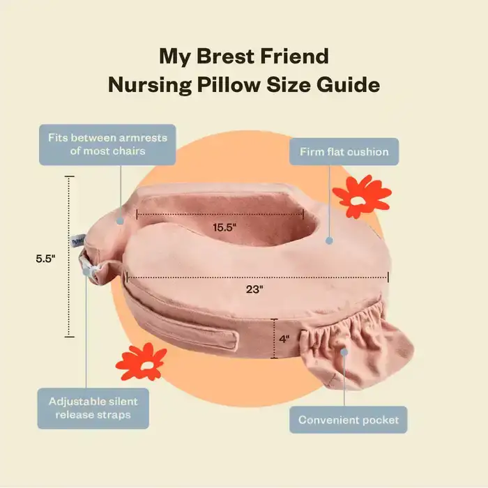 My Brest Friend Deluxe Nursing Pillow in Evening Grey - photo 4