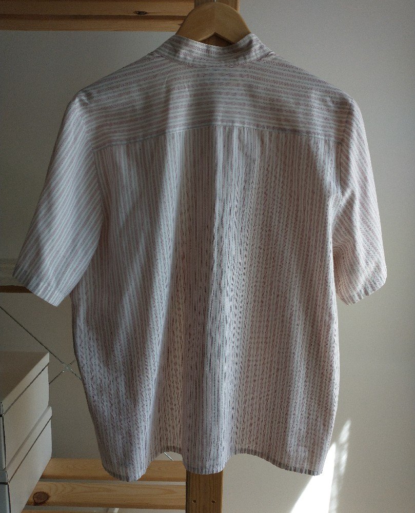 Short Collar Vintage Short-Sleeve Blouse - photo 5