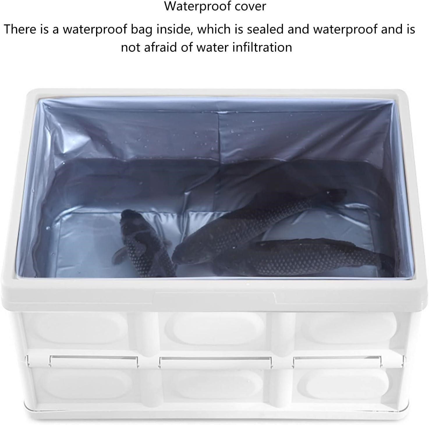 30L Outdoor Storage Box with Wood-look Lid - photo 4