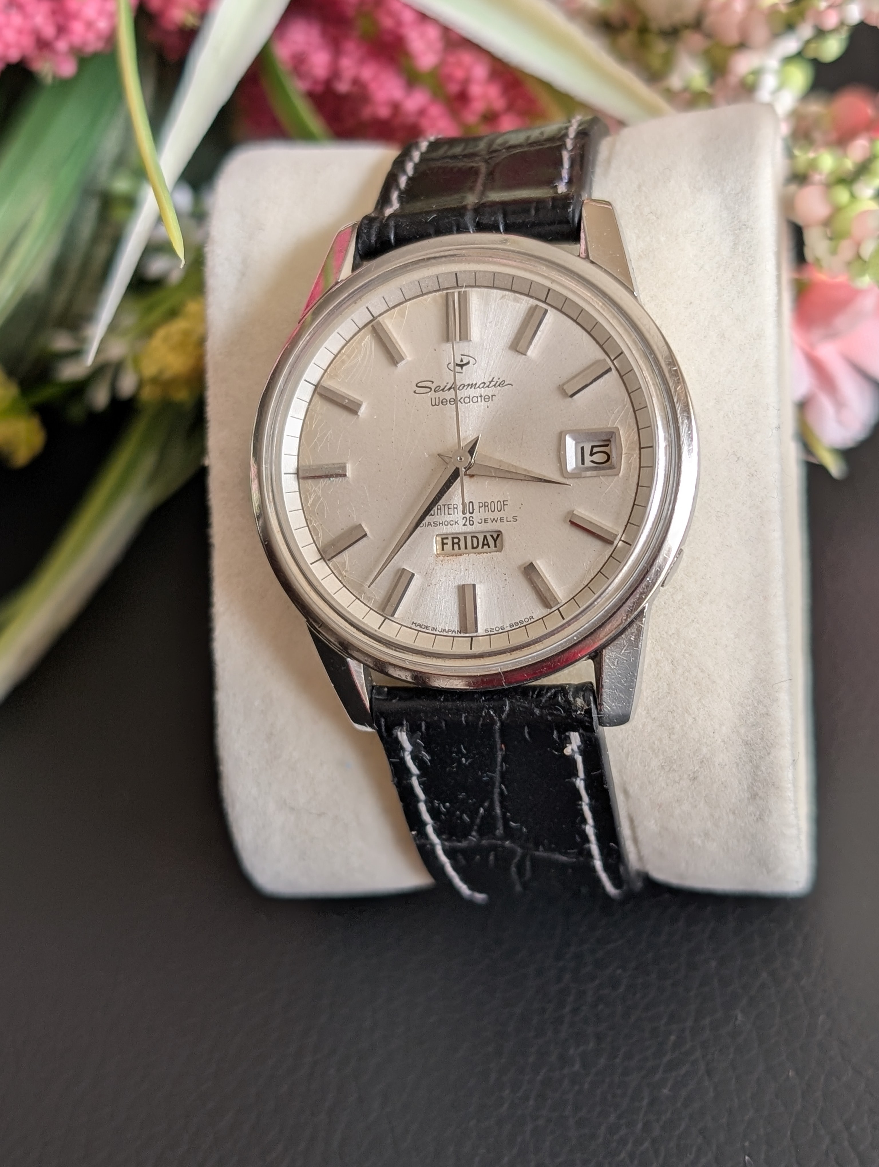 Vintage Seiko 6206-8990 Weekdater