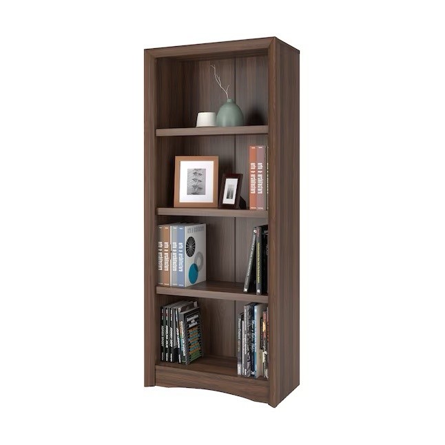 Brand New 4-Shelf Bookcase | Walnut Finish - photo 5