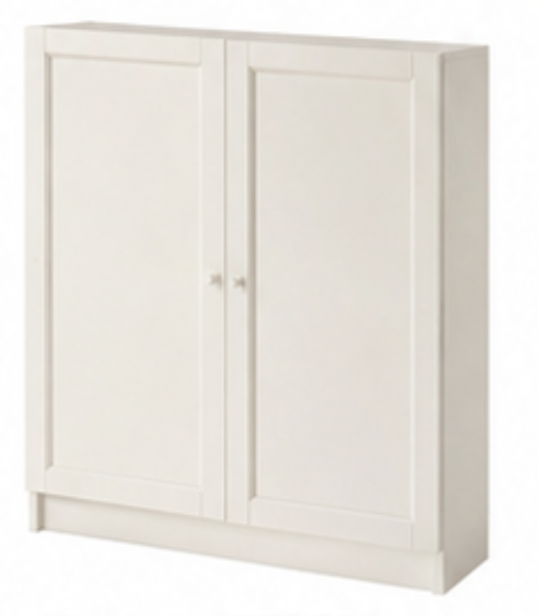 White Storage Cabinets - set of 2