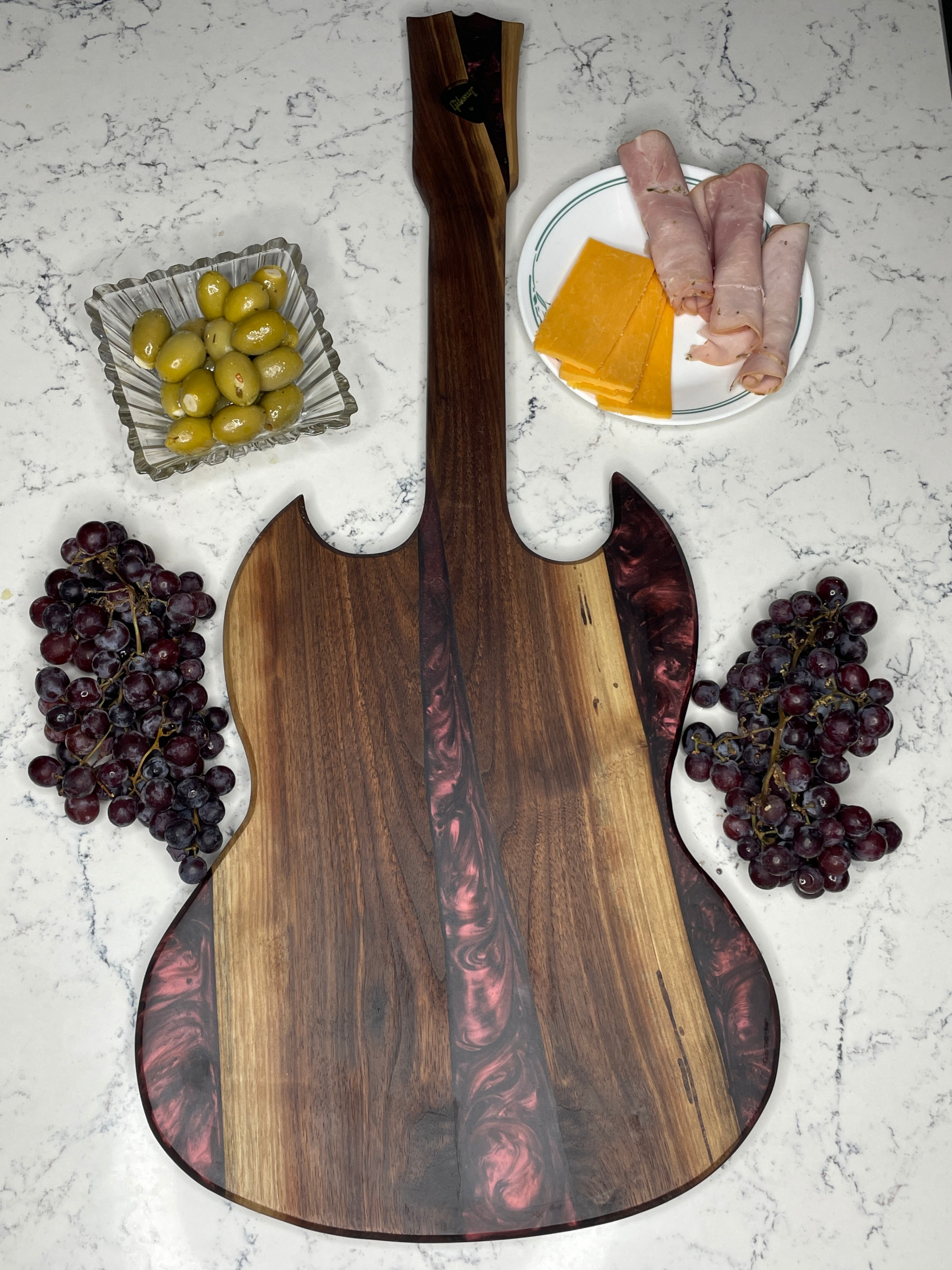 "Guitar"-Erie Board - Gibson SG Charcuterie Board #5