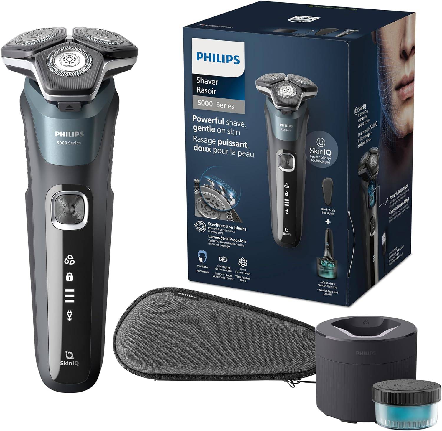 Philips Shaver 5000 Series with Cleaning Pod - photo 4