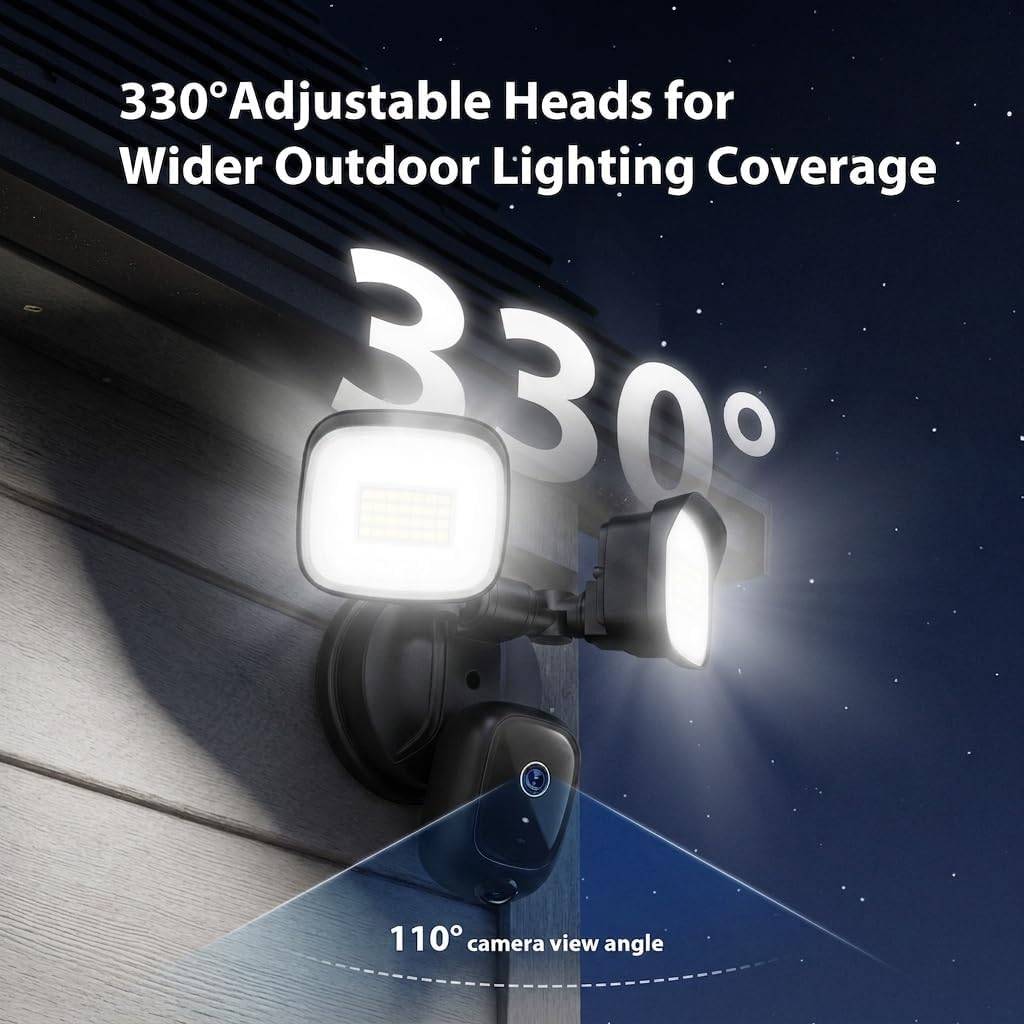 2K Hardwired Flood Light Camera - photo 5