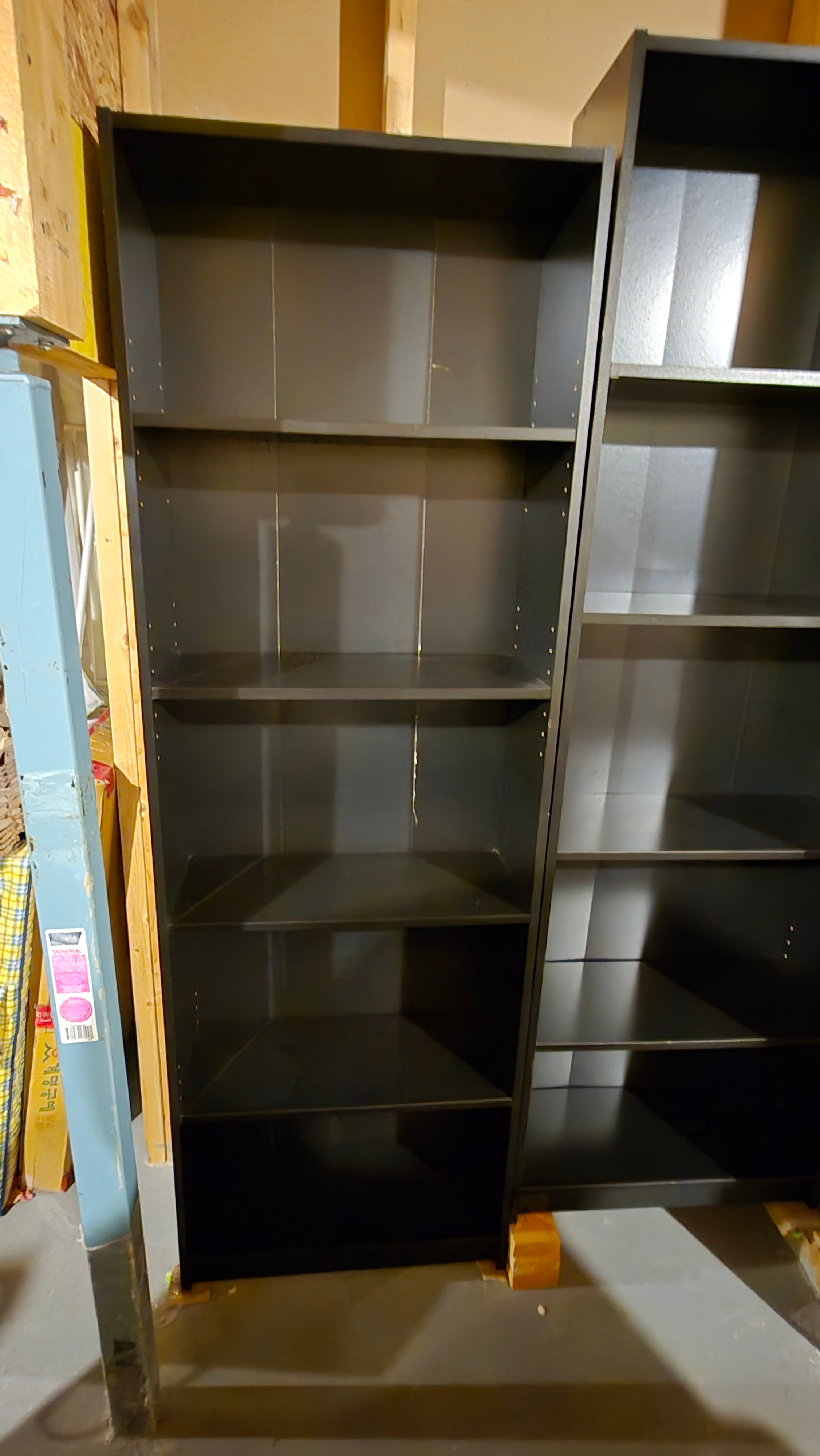 Black Tall Bookshelf - photo 2
