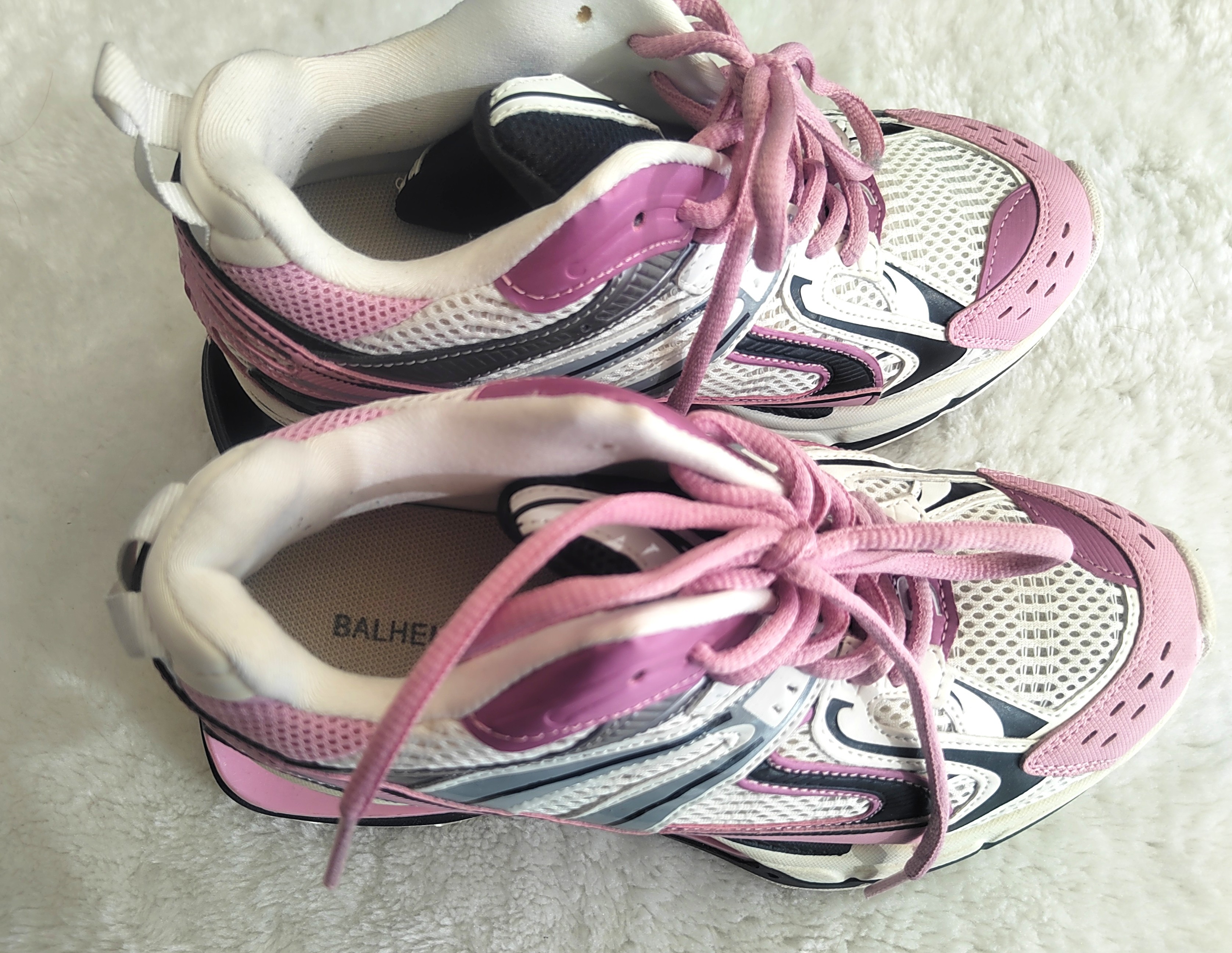 Balenciaga Women's Running Shoes Pink White Size 7 - photo 2