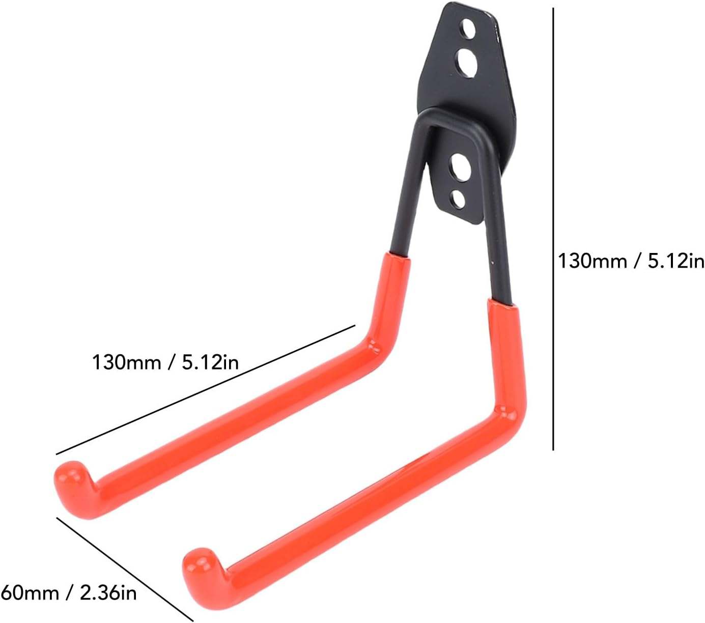 4 pack Garage Tool mount PVC Garage Storage Hook - photo 3