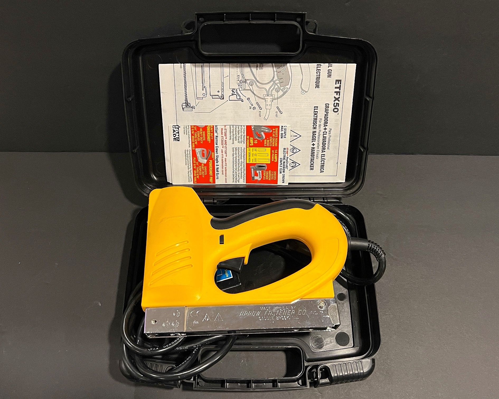 Arrow Staple Gun / Wired  - ETFX50 - photo 2