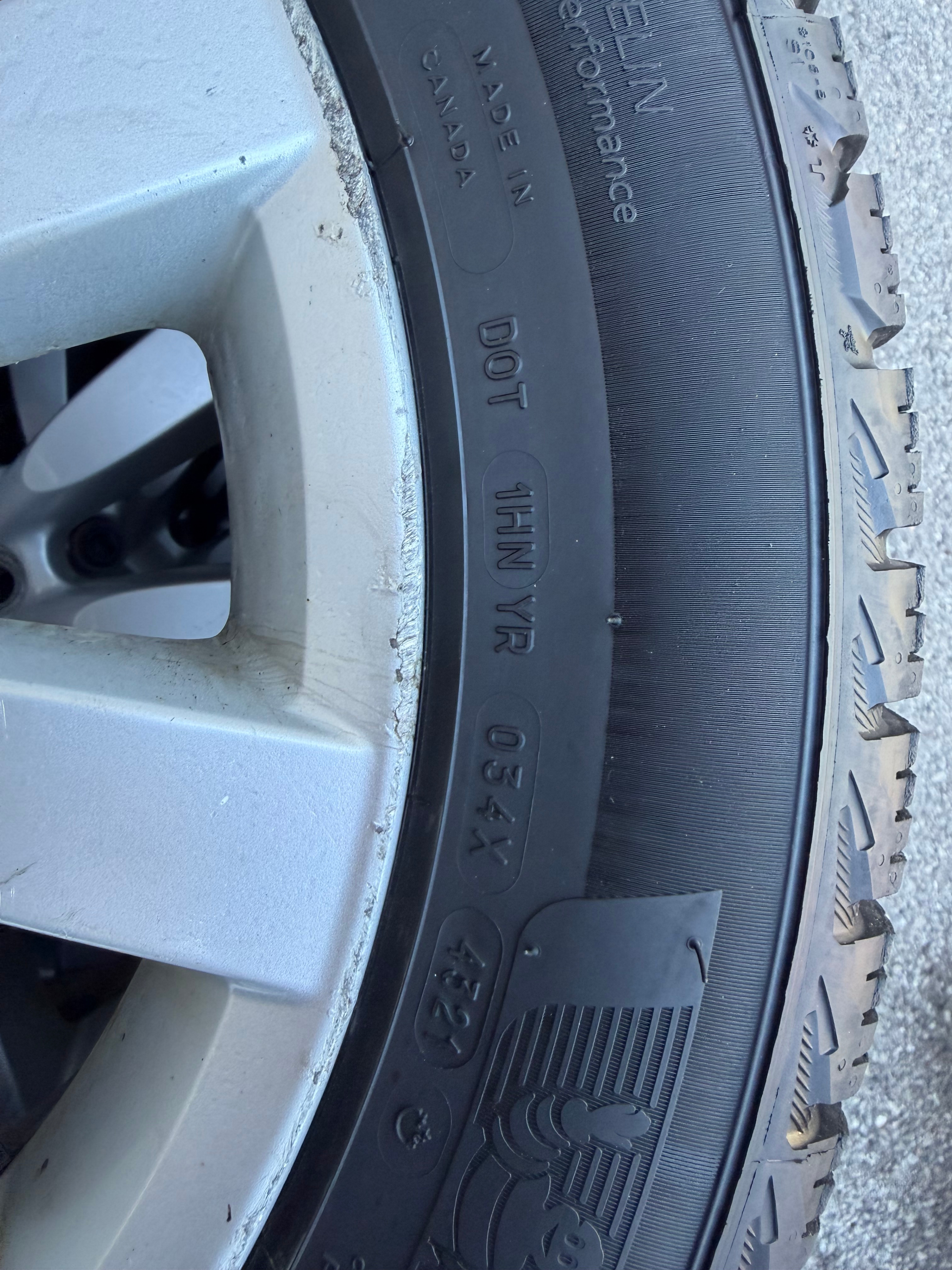 Michelin X-ICE Winter Tires + Mitsubishi Alloy Rims - Set of 4 - photo 4