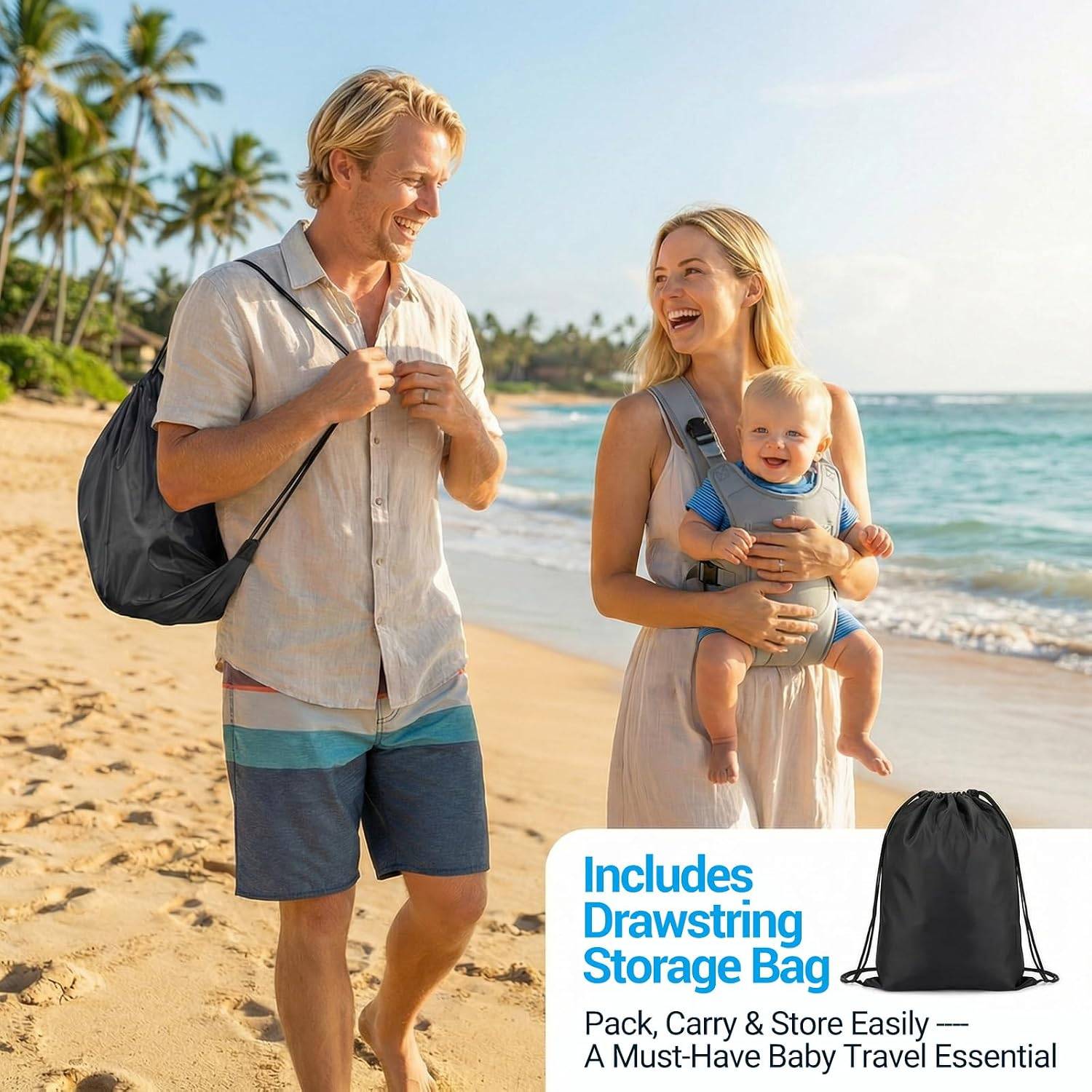 NEW~ Neoprene Baby Carrier Infant Toddler 0–1Y Water & Land Use - photo 4
