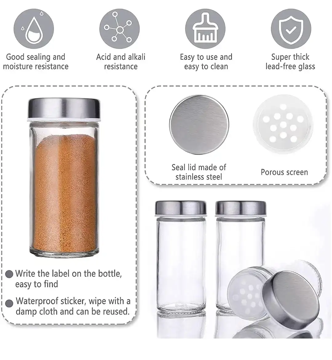 PUPPYCUTE Rotating Spice Rack Organizer with 20 Jars - photo 5