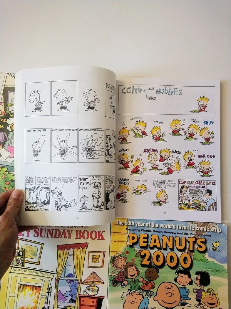 Calvin and Hobbes & Peanuts books! - photo 4