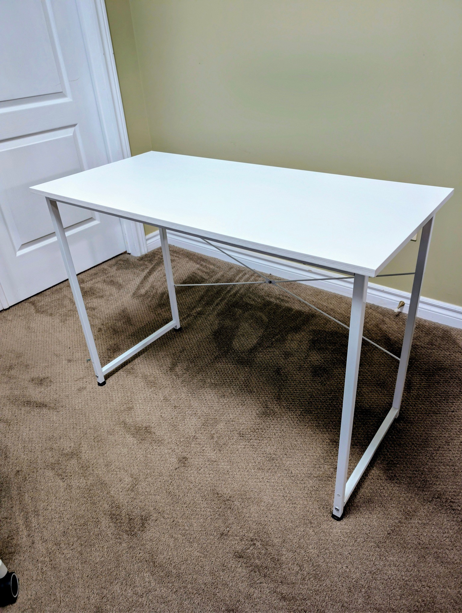 Ergonomic Mesh Office Chair & Flat Computer Desk 40" x 19" x 29" - photo 3