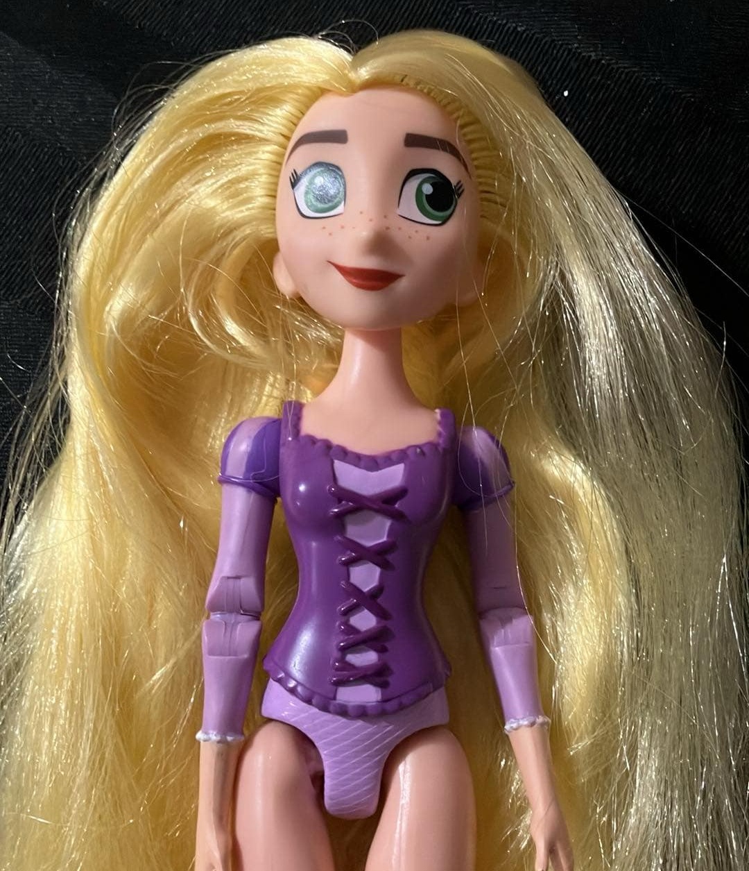 Rapunzel Tangled Articulated Doll - 8 Inches Pink Purple Bodice - photo 2