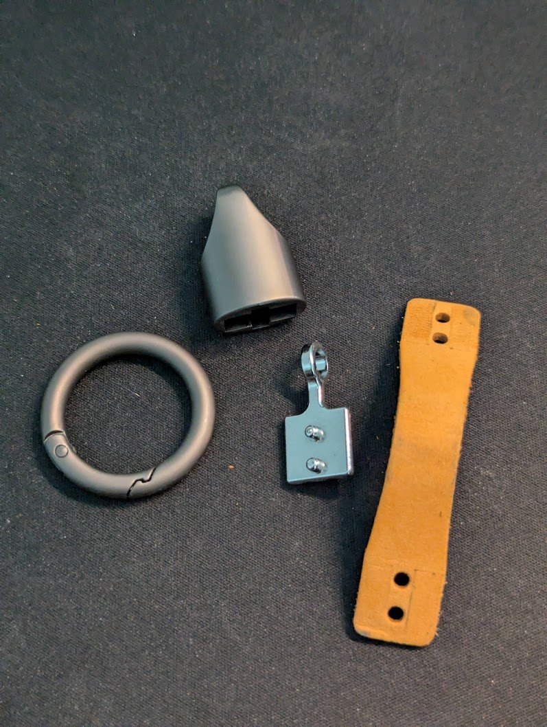 Suede Keychain for car keys or fobs (new) - photo 2