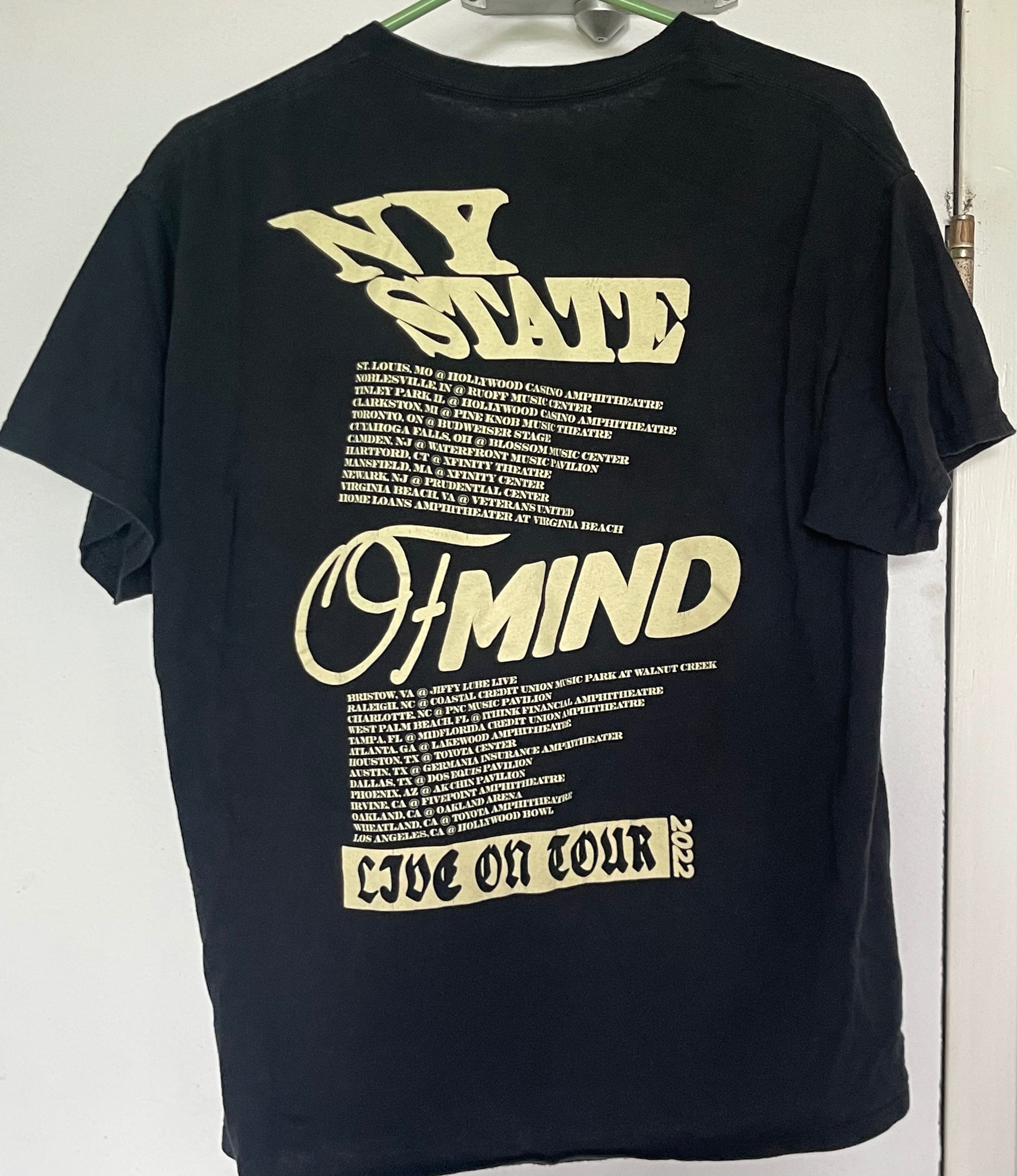 Nas 2022 N.Y. State of Mind Tour Shirt - Concert Merch (Size L) - photo 4
