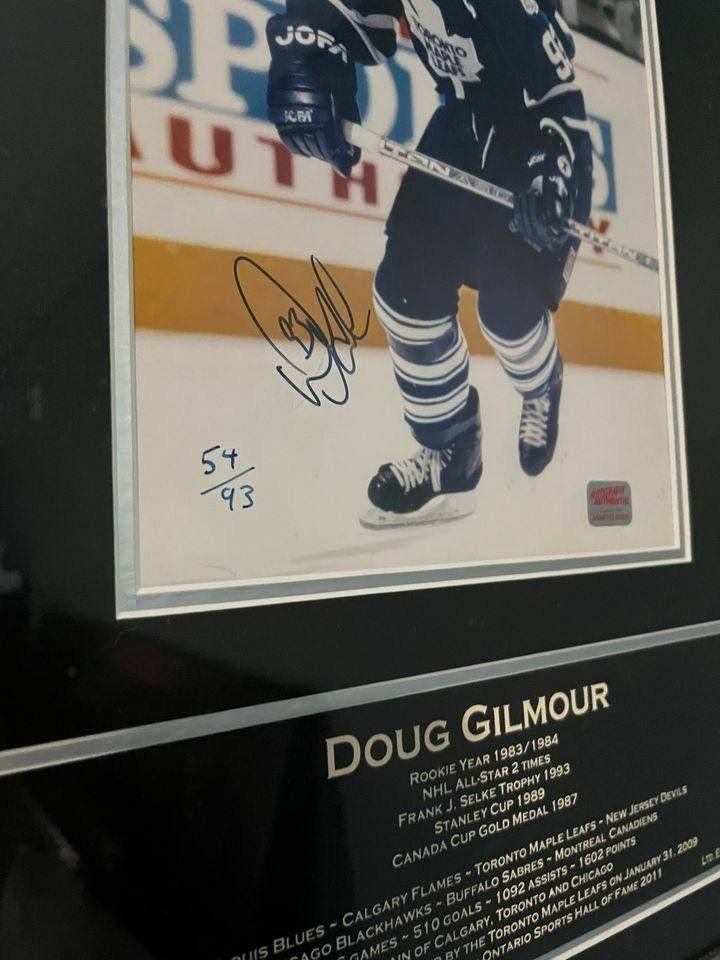 Doug Gilmour Signed Framed Photo LIMITED EDITION - photo 2
