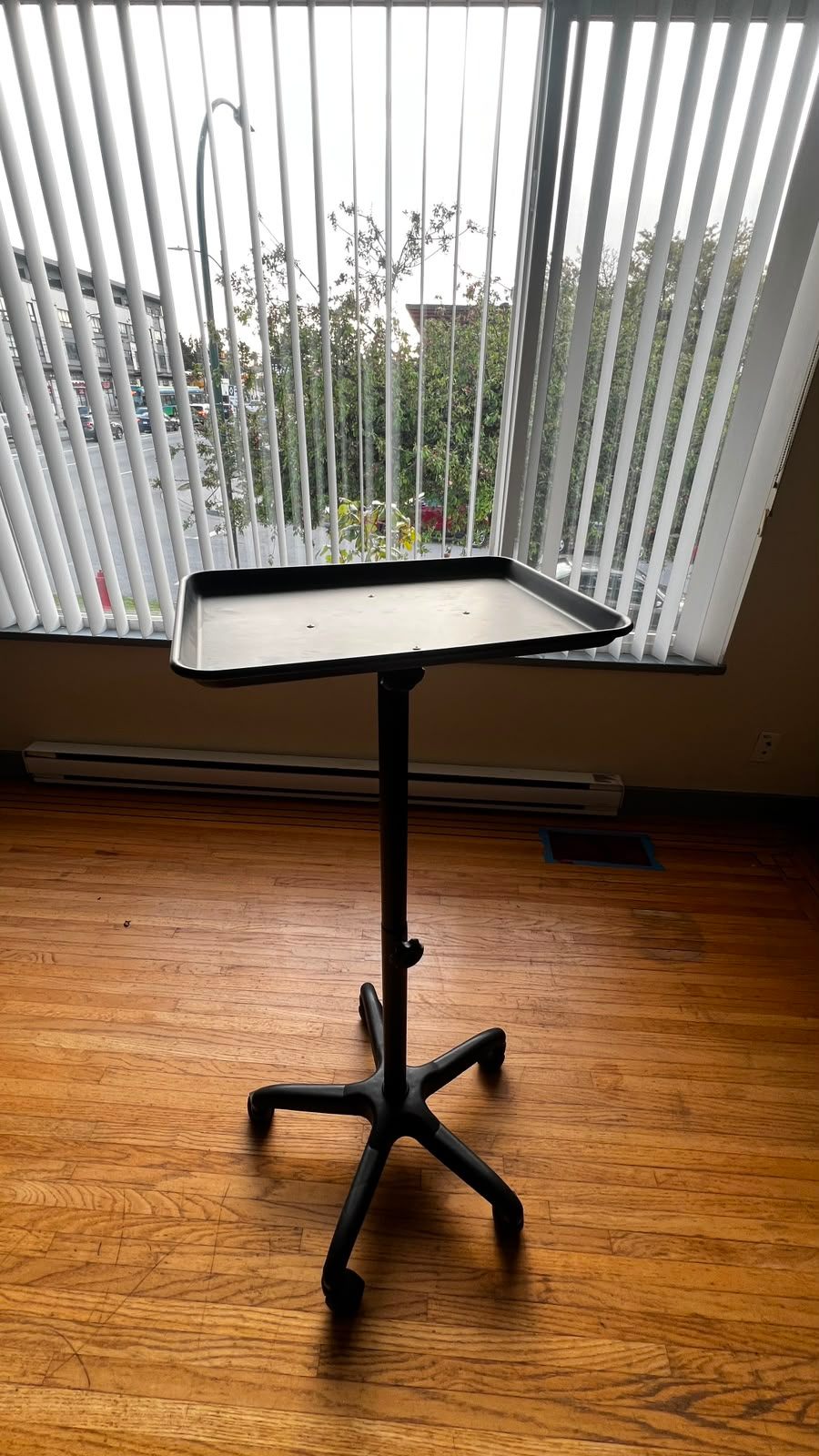 Adjustable Rolling Tray Stand - photo 2