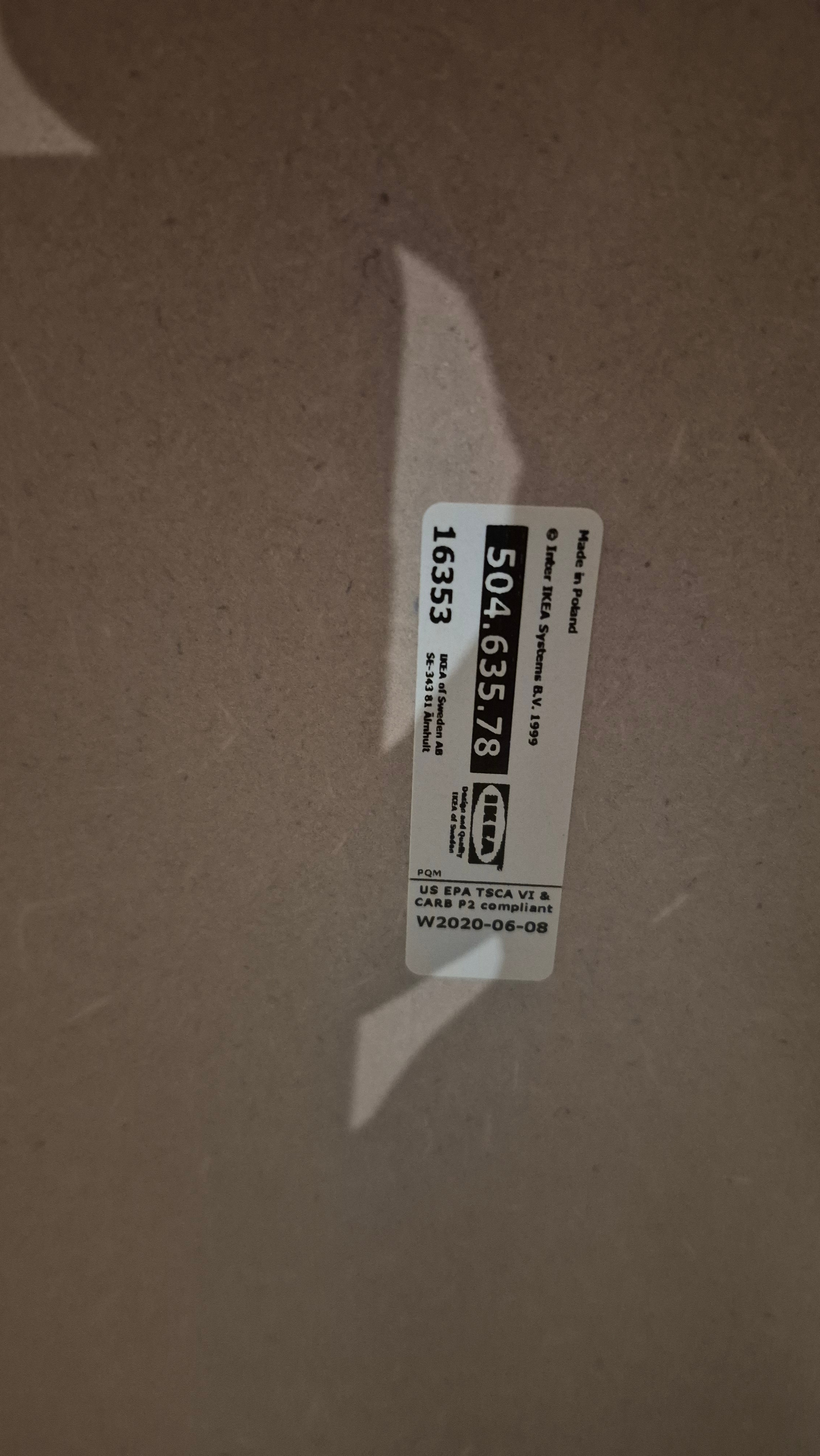IKEA White Table with Terrazzo Top - photo 4