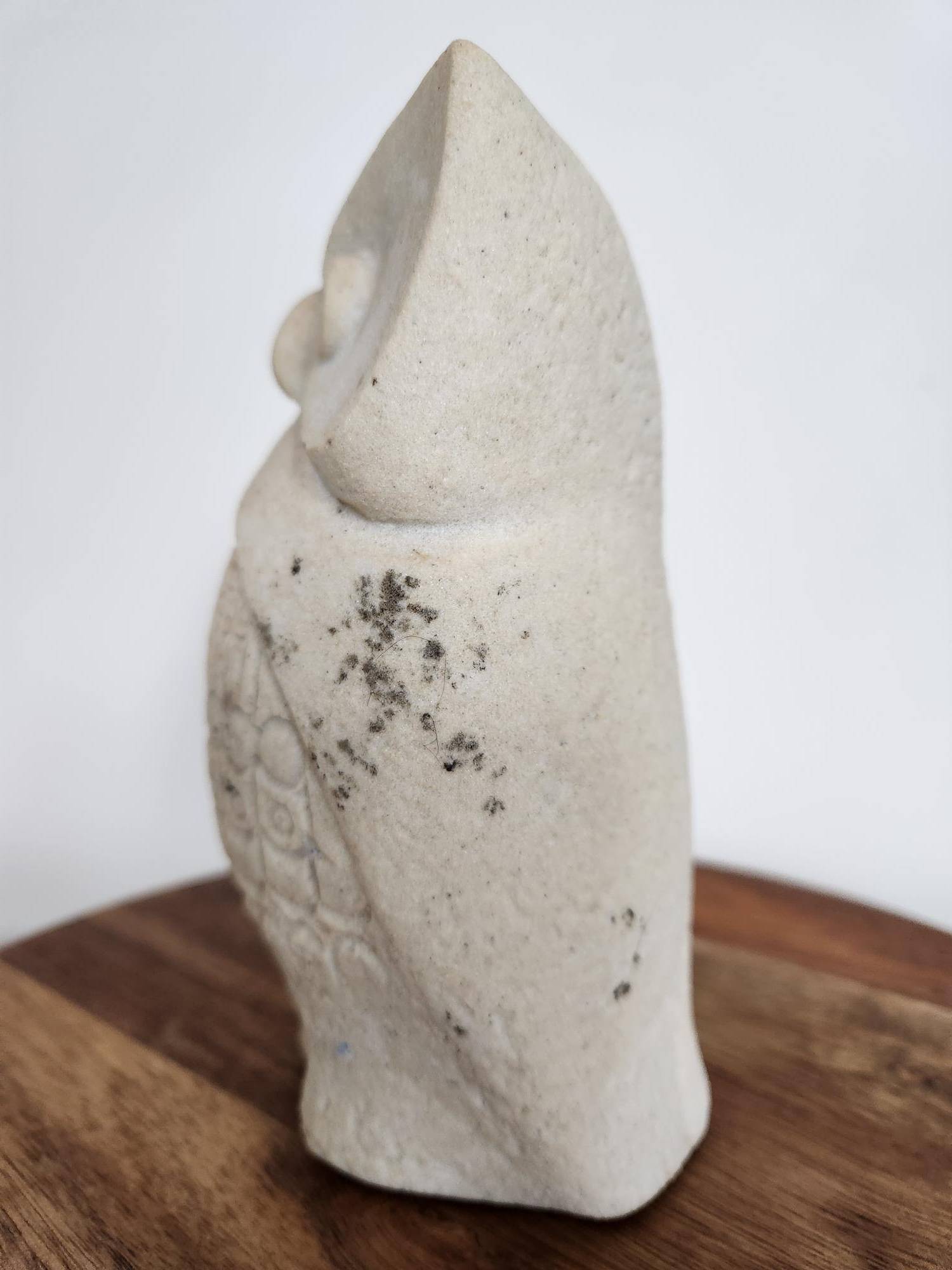 Mid-Century Modern Stone Owl by Marbell Stone, Belgium - photo 4
