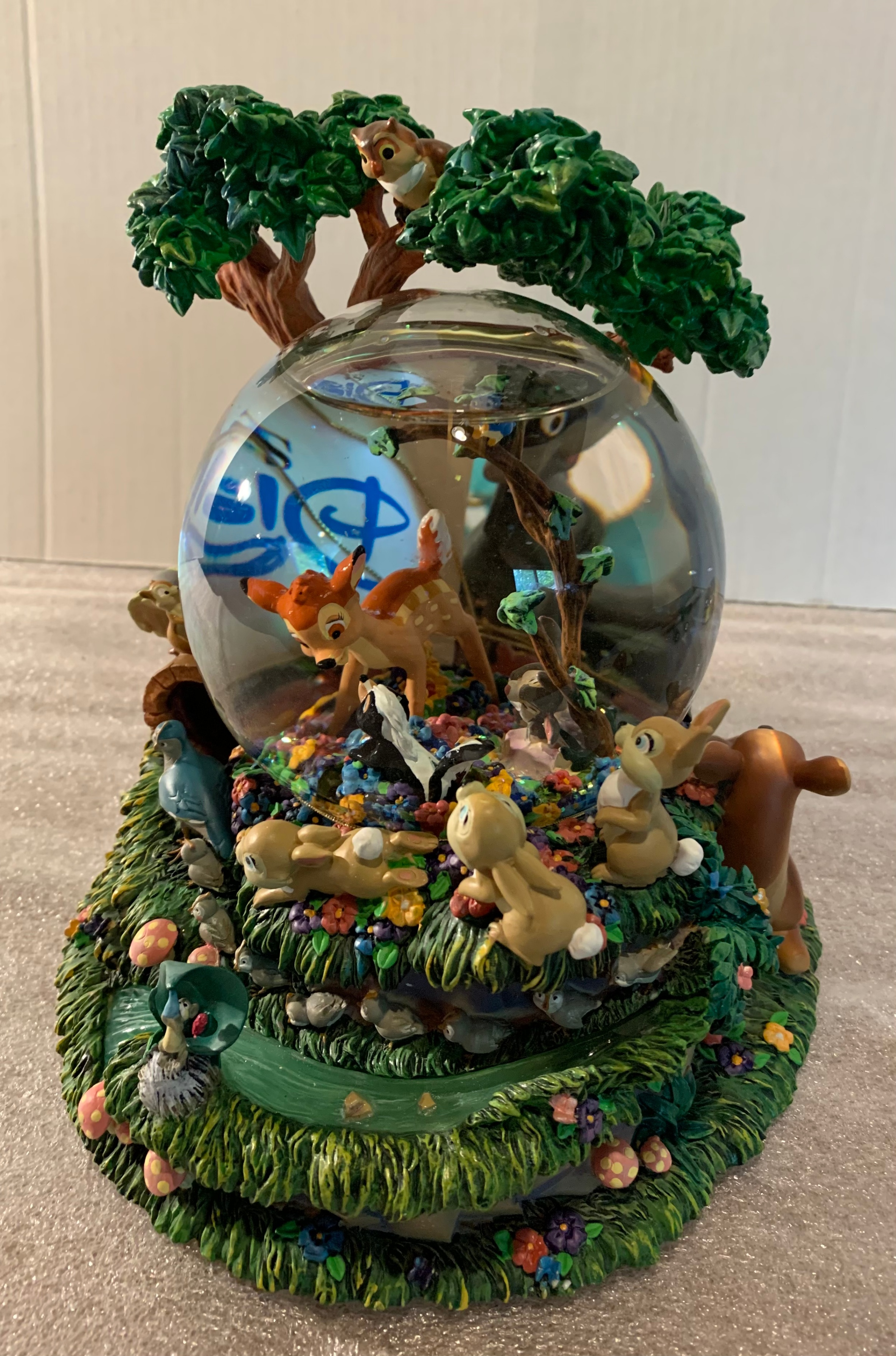 Disney Bambi Motion Snow Globe