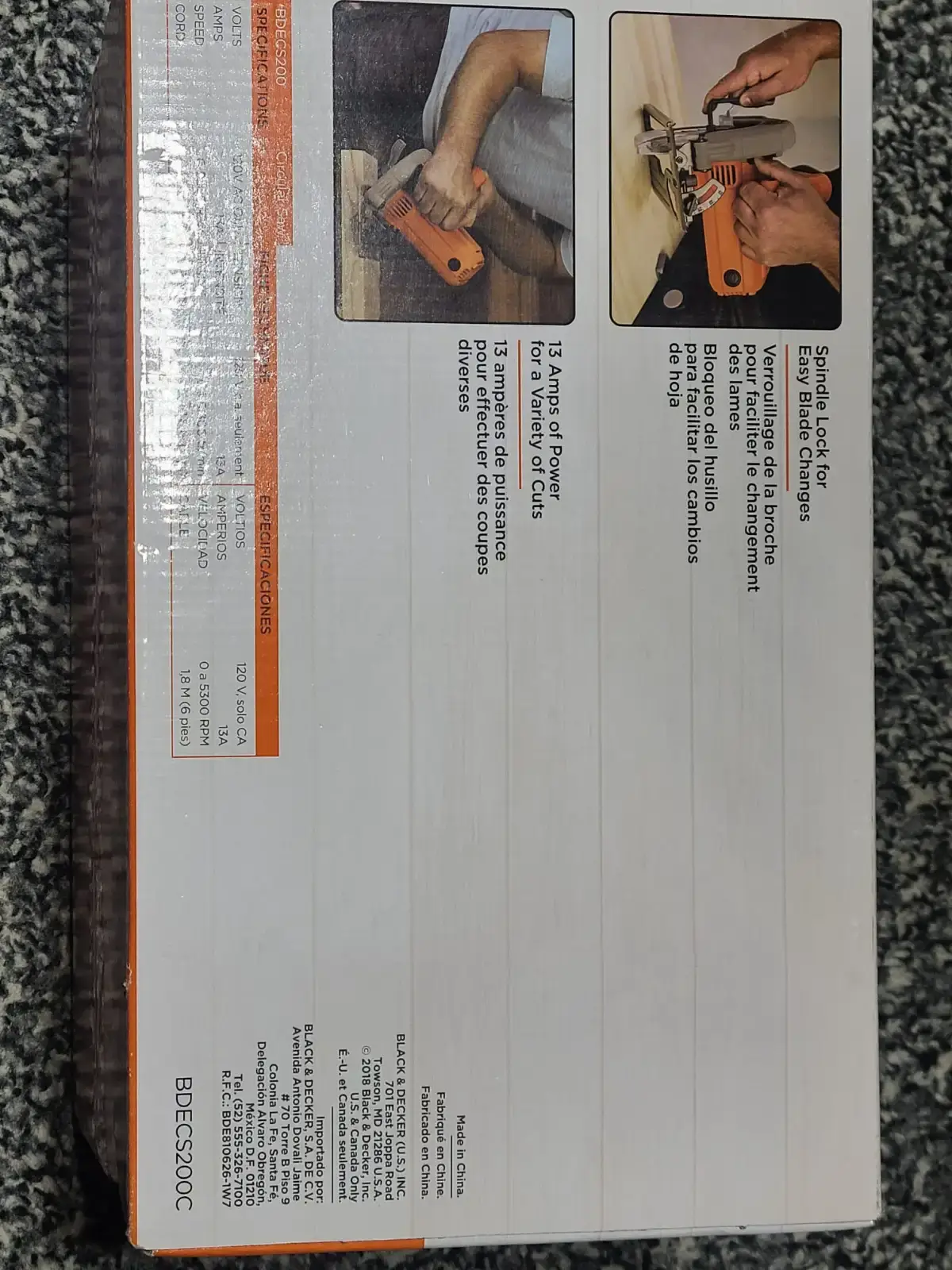 🔥🔥BrandNew BLACK DECKER 13 amp 7 1/4-inch Circular Saw - photo 2