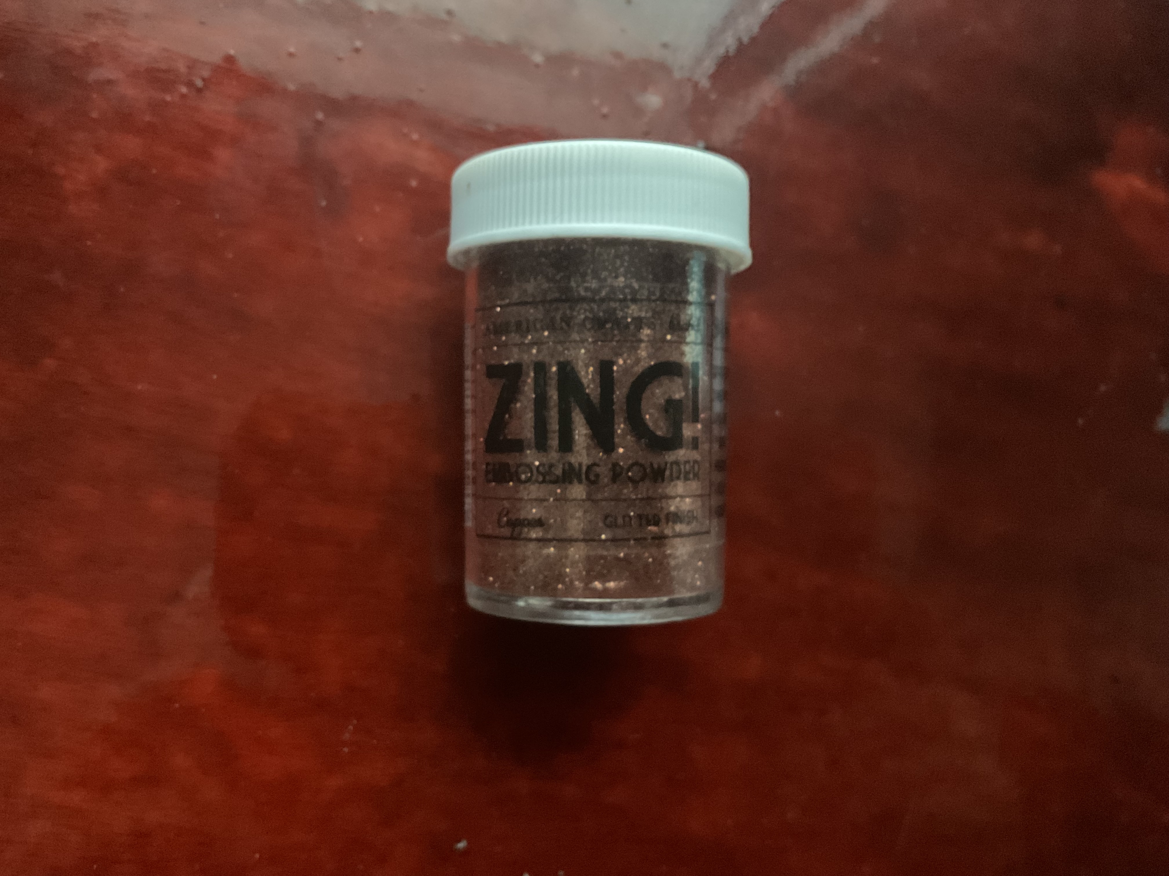 American Crafts Zing! Embossing Powder - Copper Glitter