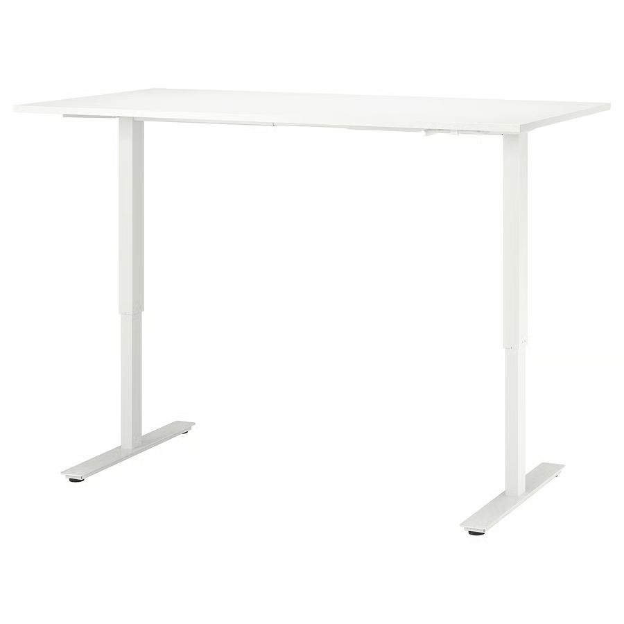 IKEA TROTTEN Sit/Stand Desk – White (x2 available, $100 EACH)
