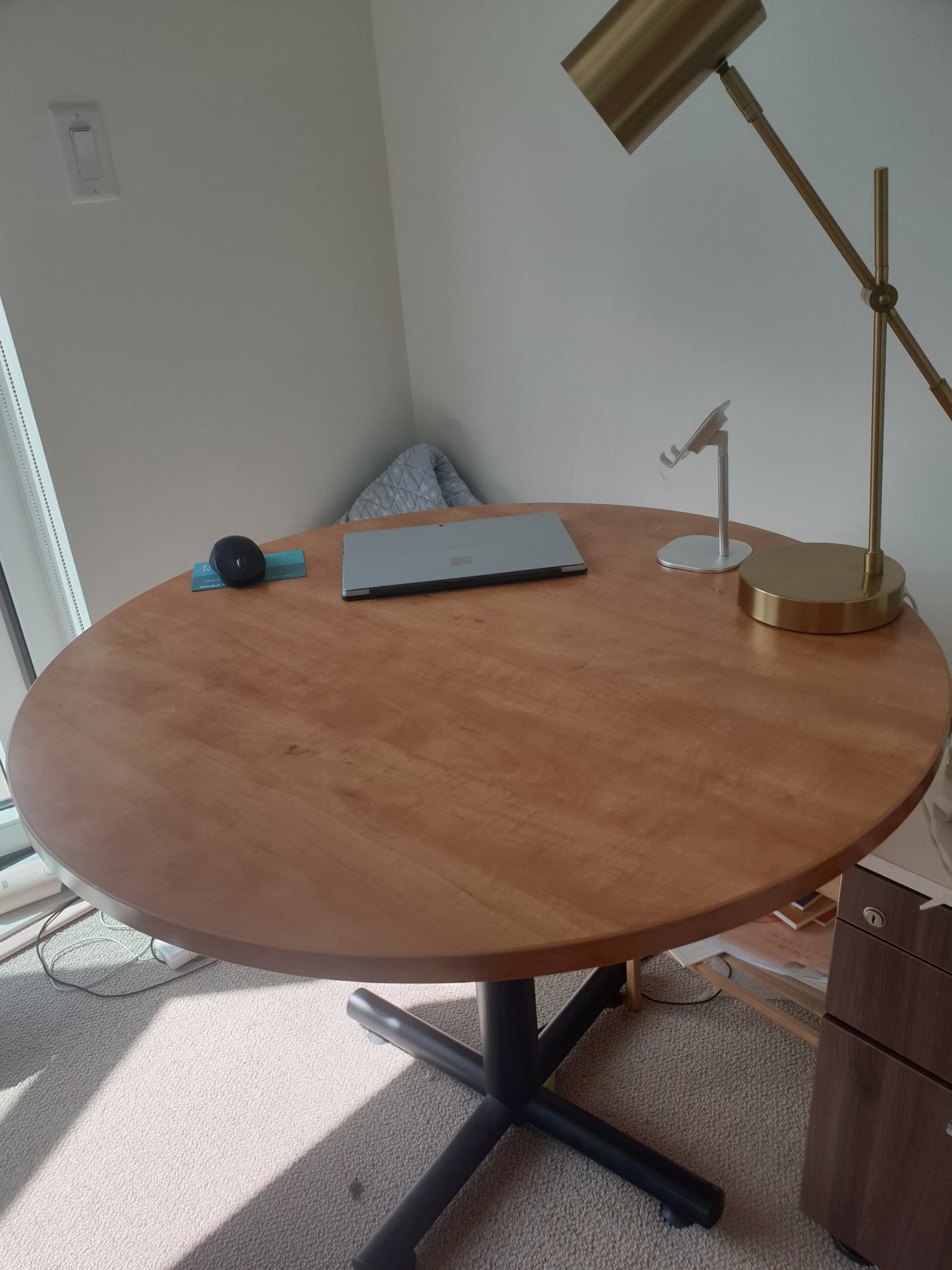 Round Wooden Table – Good Condition - photo 2