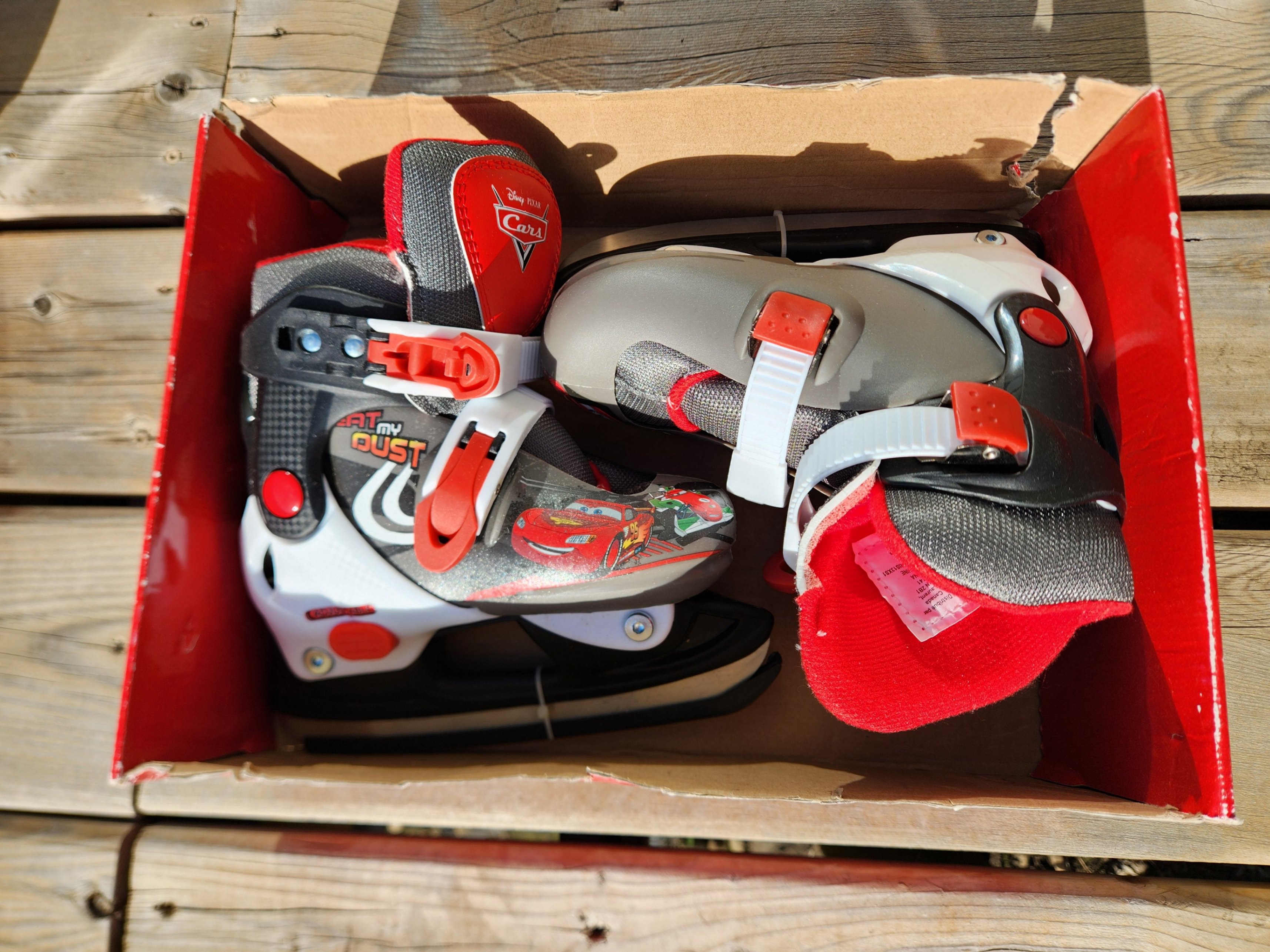 Disney Pixar Cars Adjustable Boys Skates Sz J8-11. - photo 2