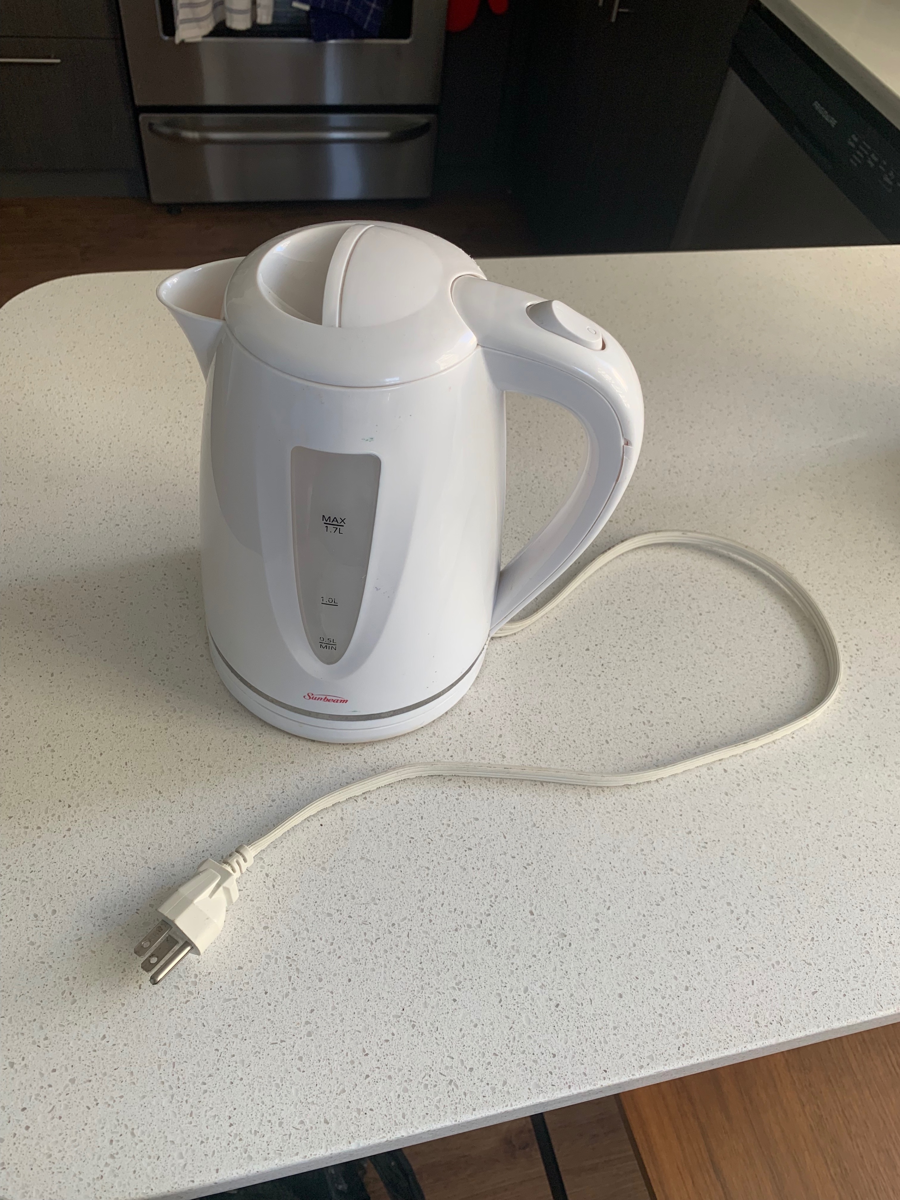 🫖 Sunbeam 1.7L Cordless Electric Kettle — White