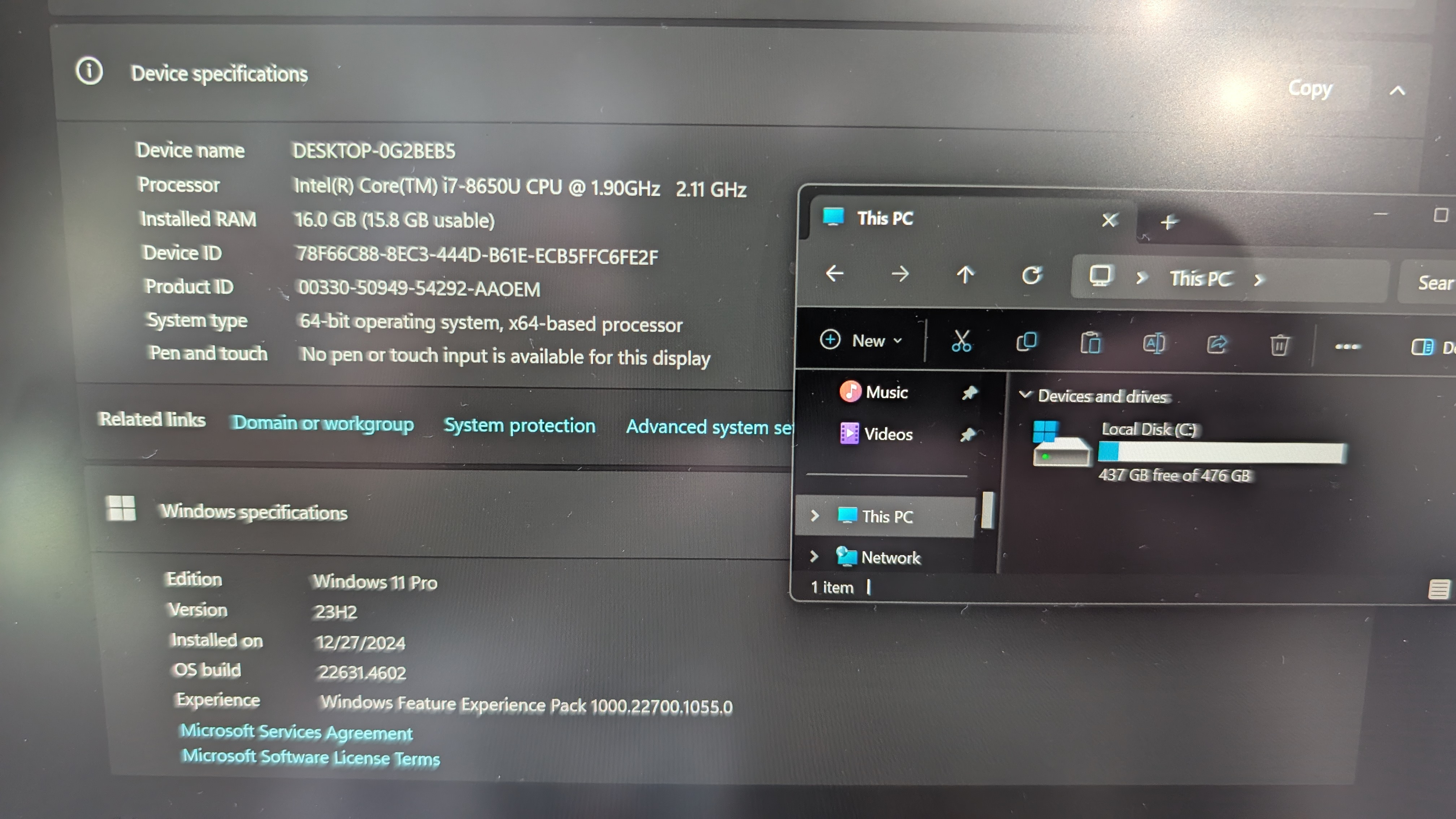 Lenovo X1 Carbon Laptop (ThinkPad) - Type 20KH