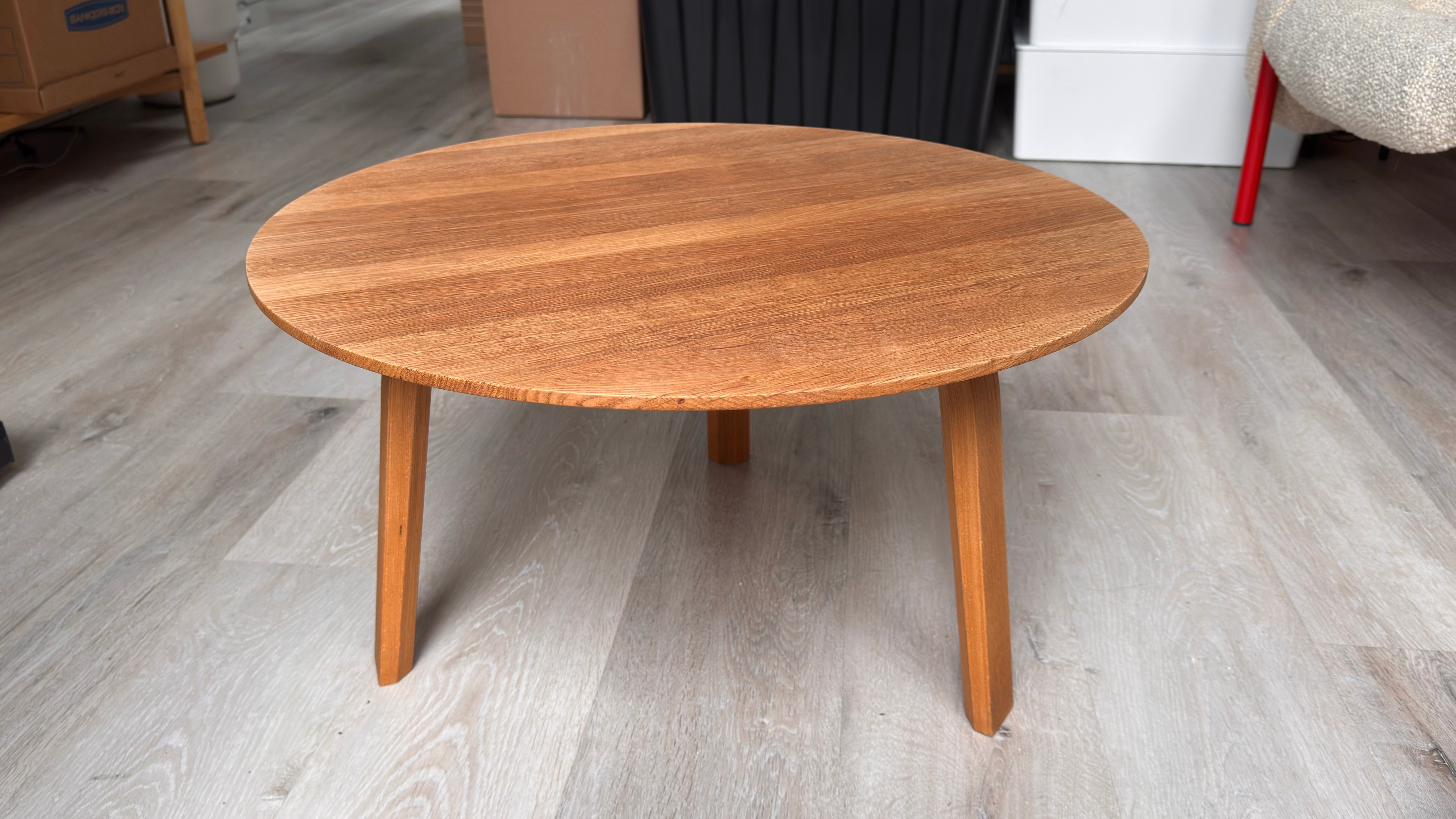 HAY Bella Coffee Table – Oiled Oak (60cm)