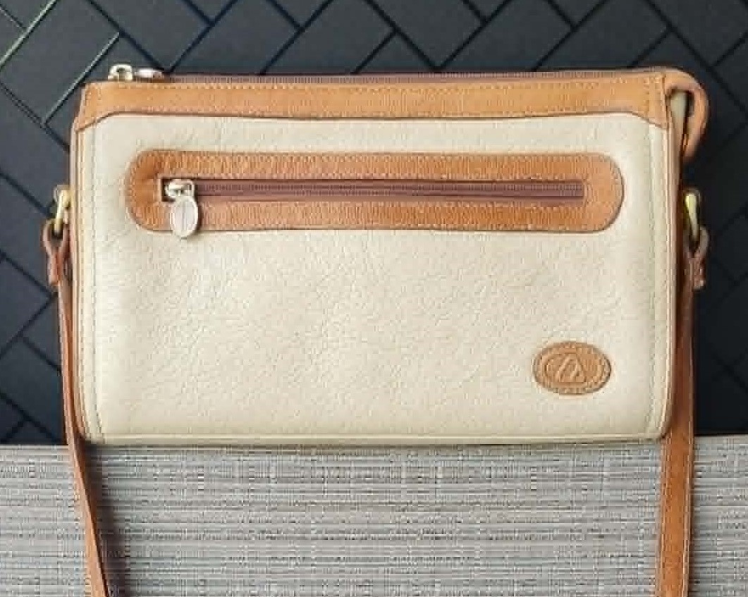 Vintage Premium Genuine Leather Liz Claiborne Bag Made in Korea