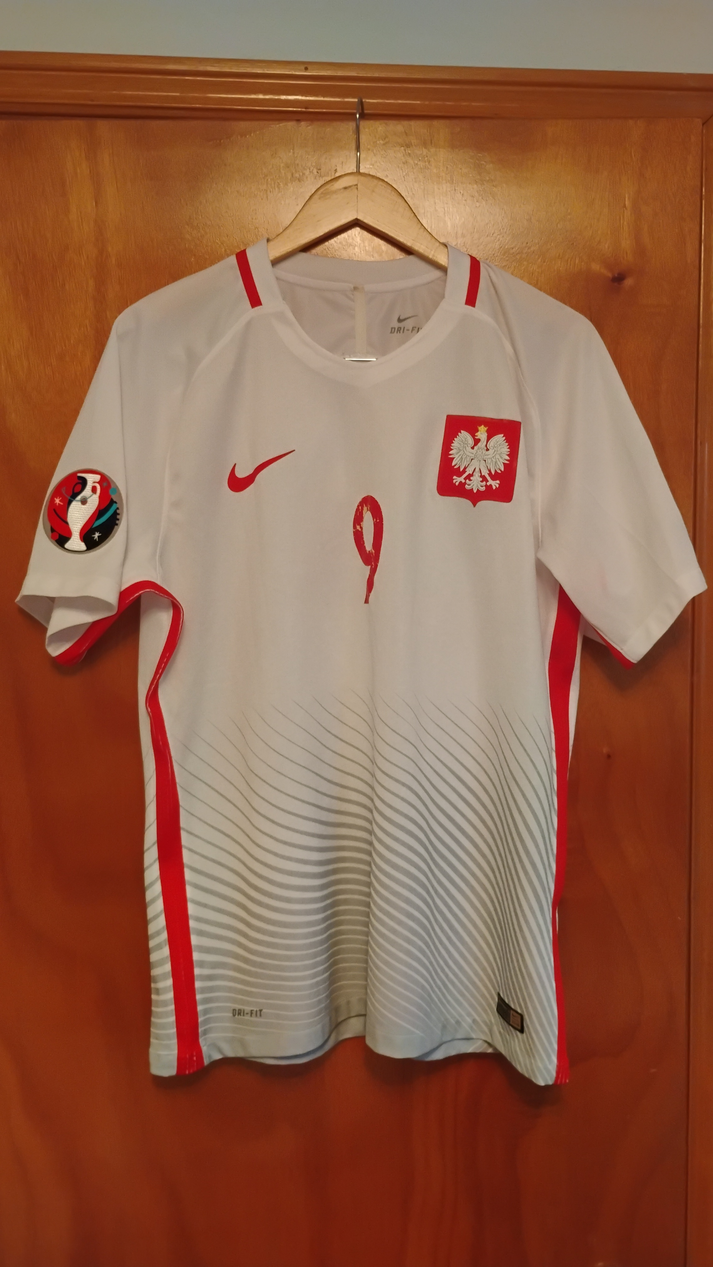 Robert Lewandowski Euro 2016 Poland Jersey With Patches