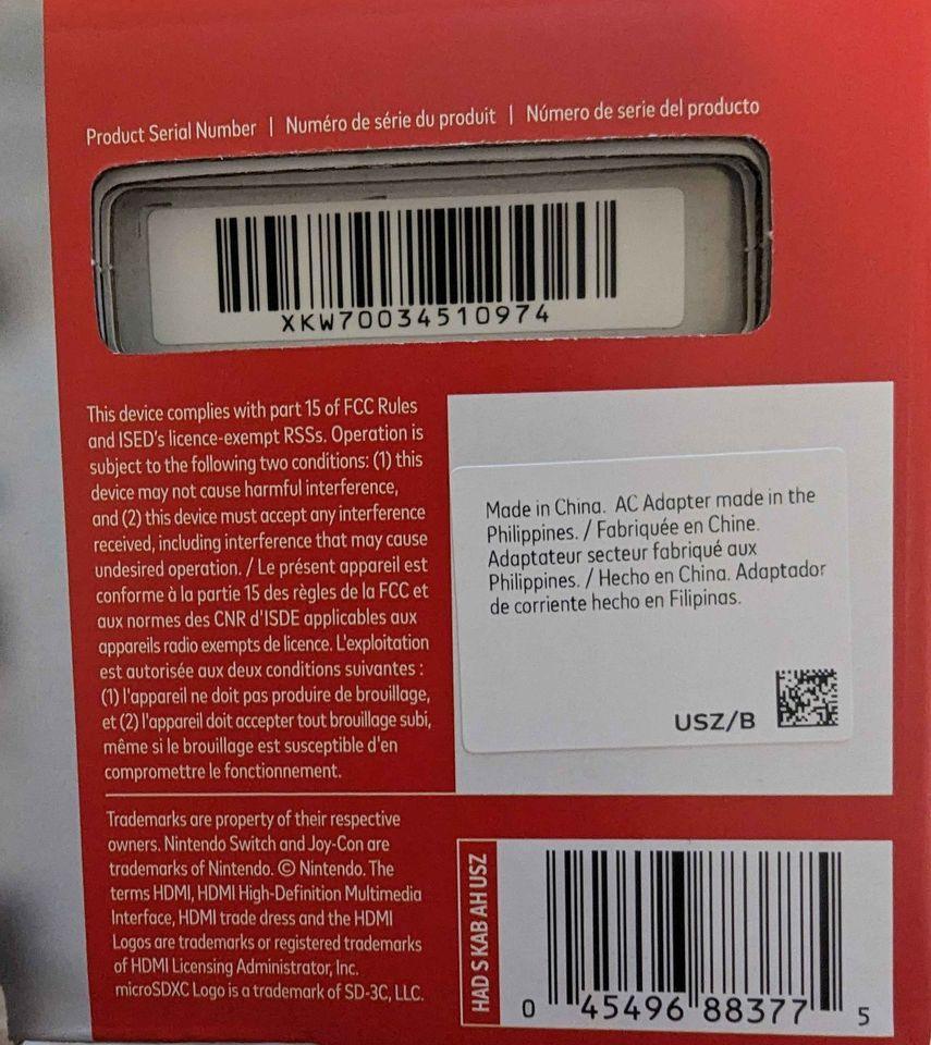 Nintendo Switch Console - Brand New w. 3 games - $400 - photo 2