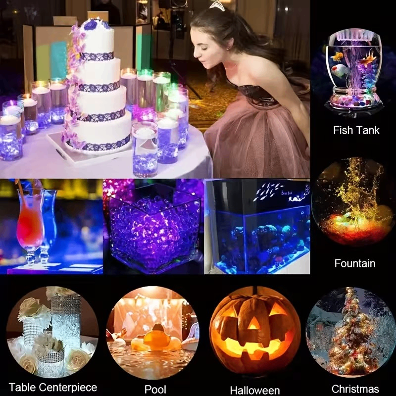 Mini LEDs RGB Submersible Light Colorful Lamp Underwater - photo 5
