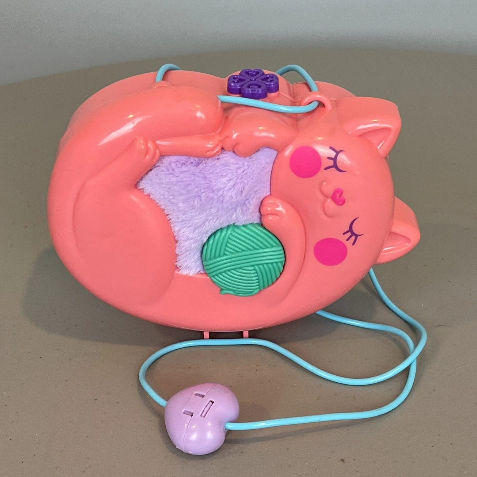 Polly Pocket Shani Cuddly Cat Pink Purse Playset
