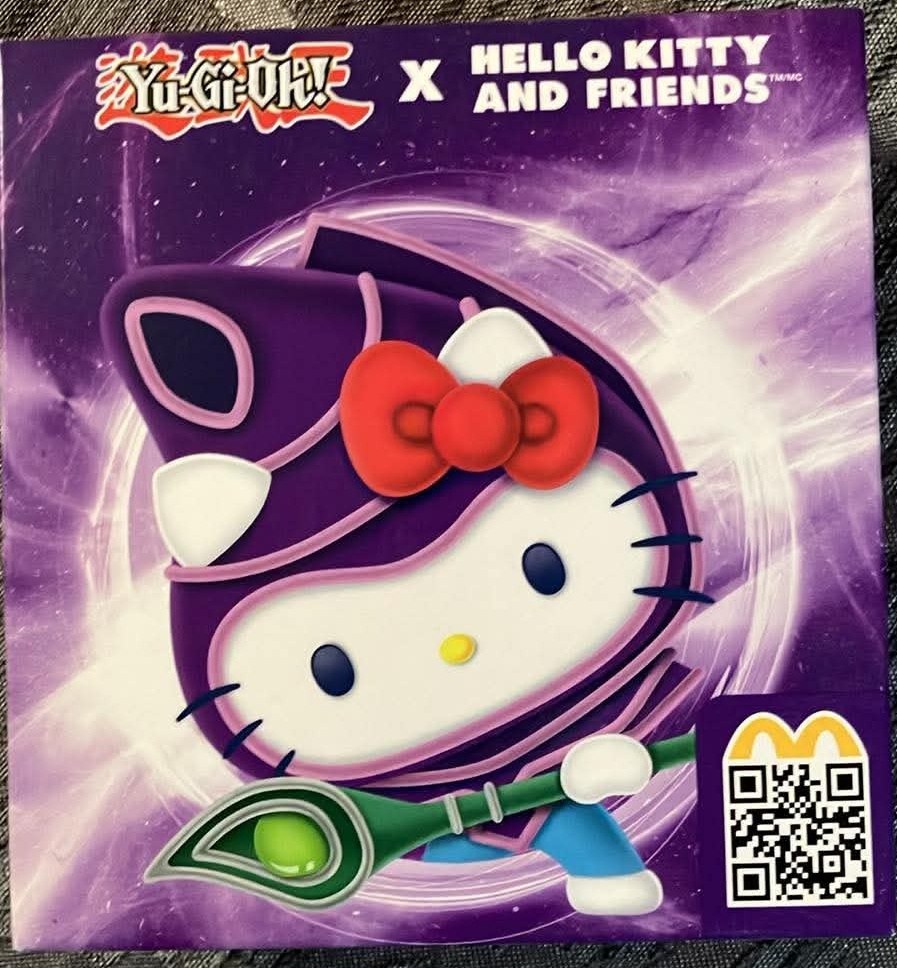 McDonald Yu-Gi-Oh x Hello Kitty Toy - Hello Kitty Dark Magician