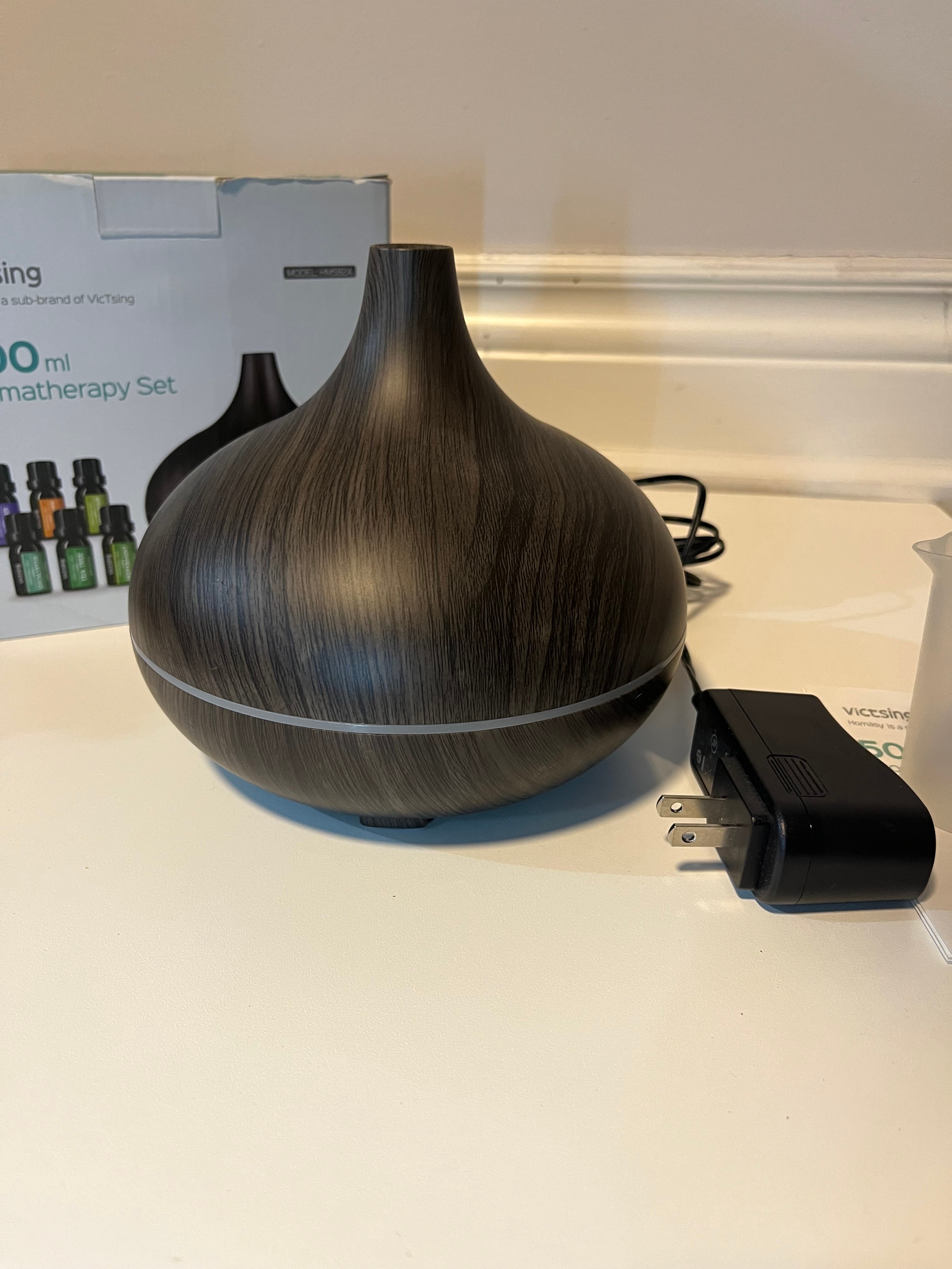 VicTsing 500mL Essential Oil Diffuser & Humidifier, LED Lights - photo 2