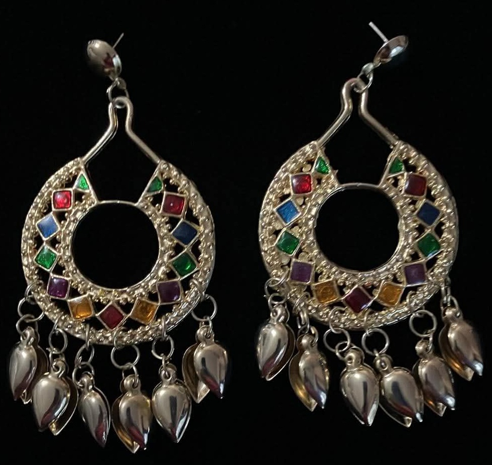 Chandbali Hoop Earring Gold Tone (New)