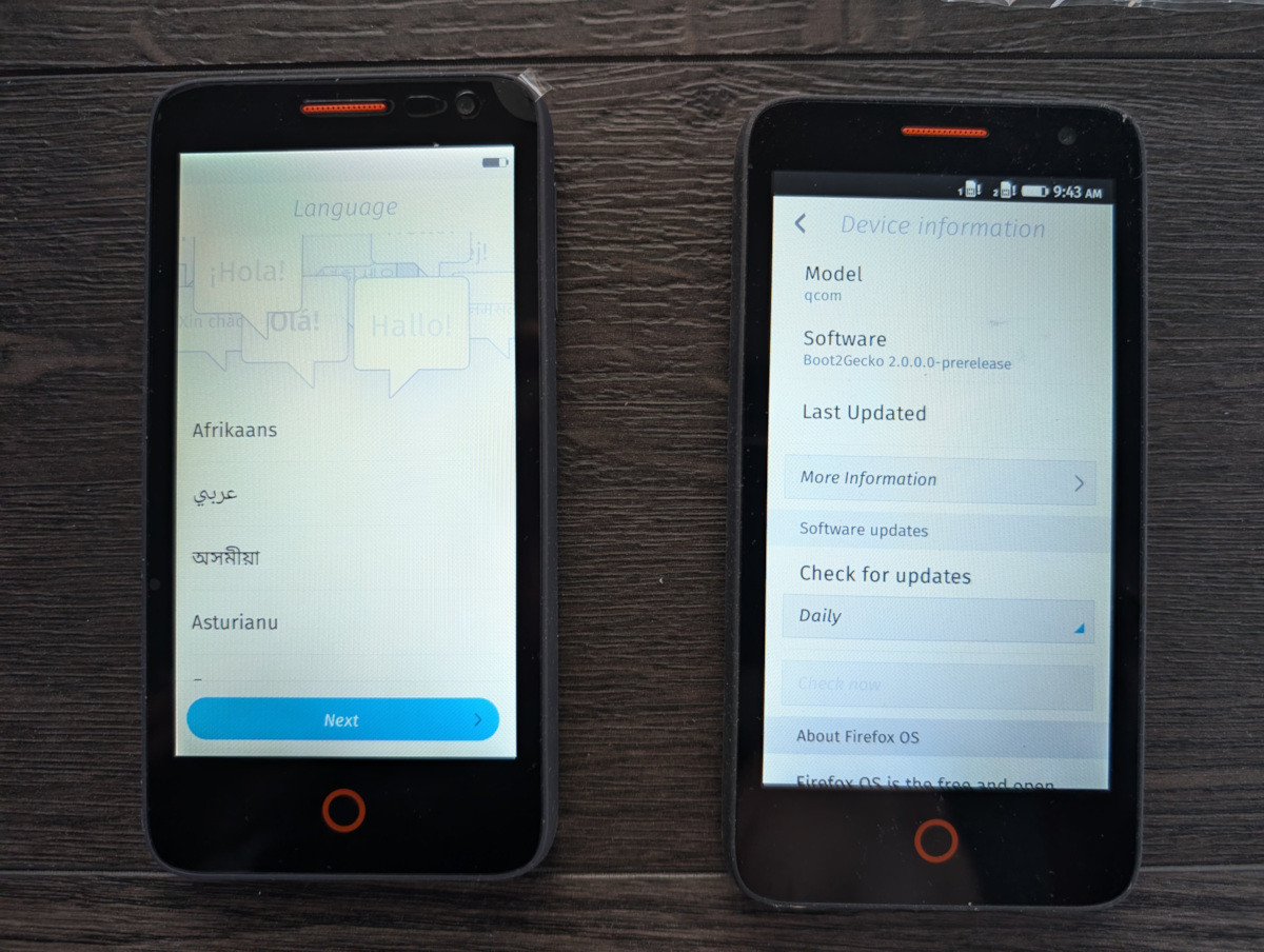 Firefox OS phones x2 (Flame) - photo 3