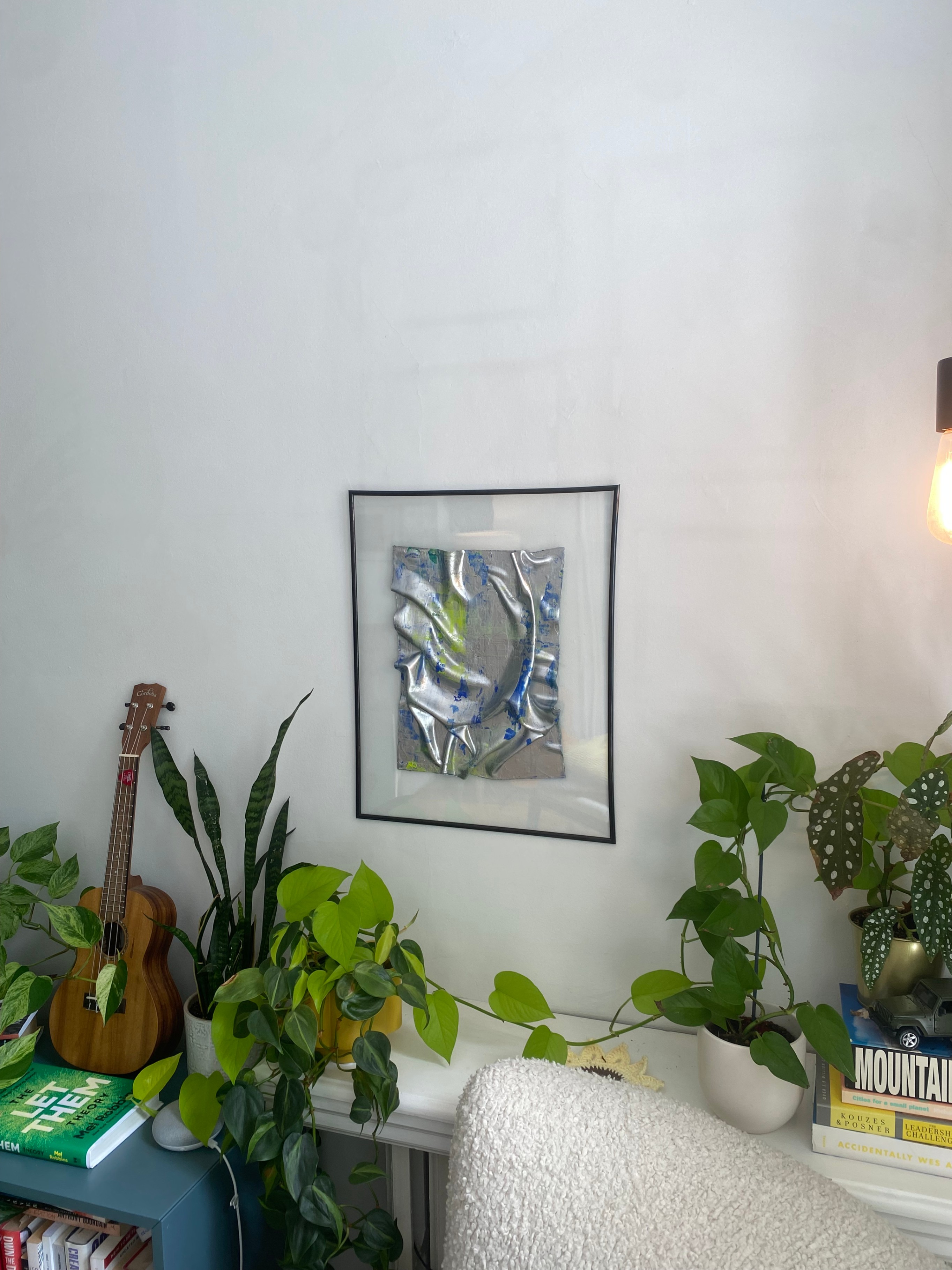 Original textured acrylic wall art - photo 2