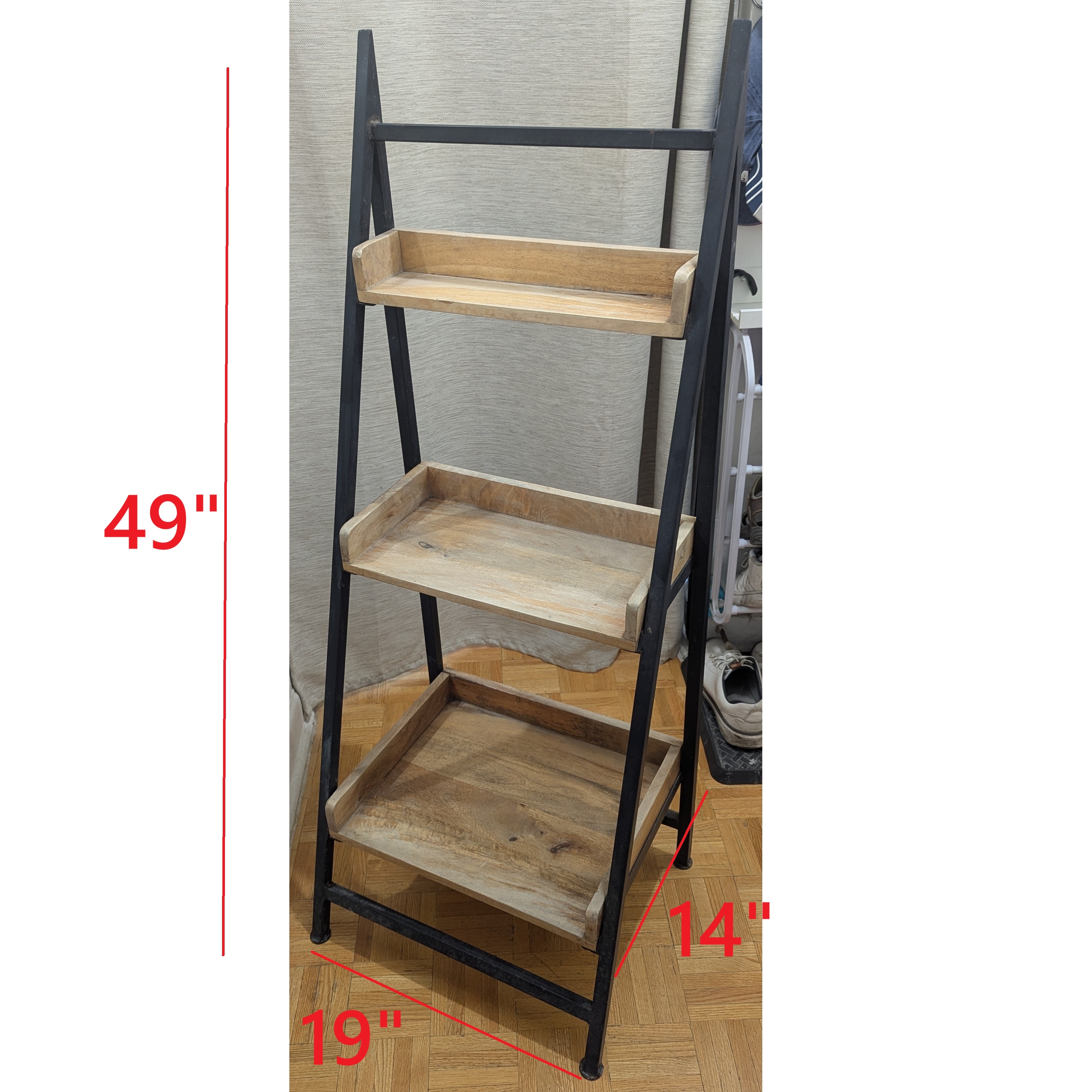 3-Tier Storage Organize Stand Shelf Unit Plant Flower Garden