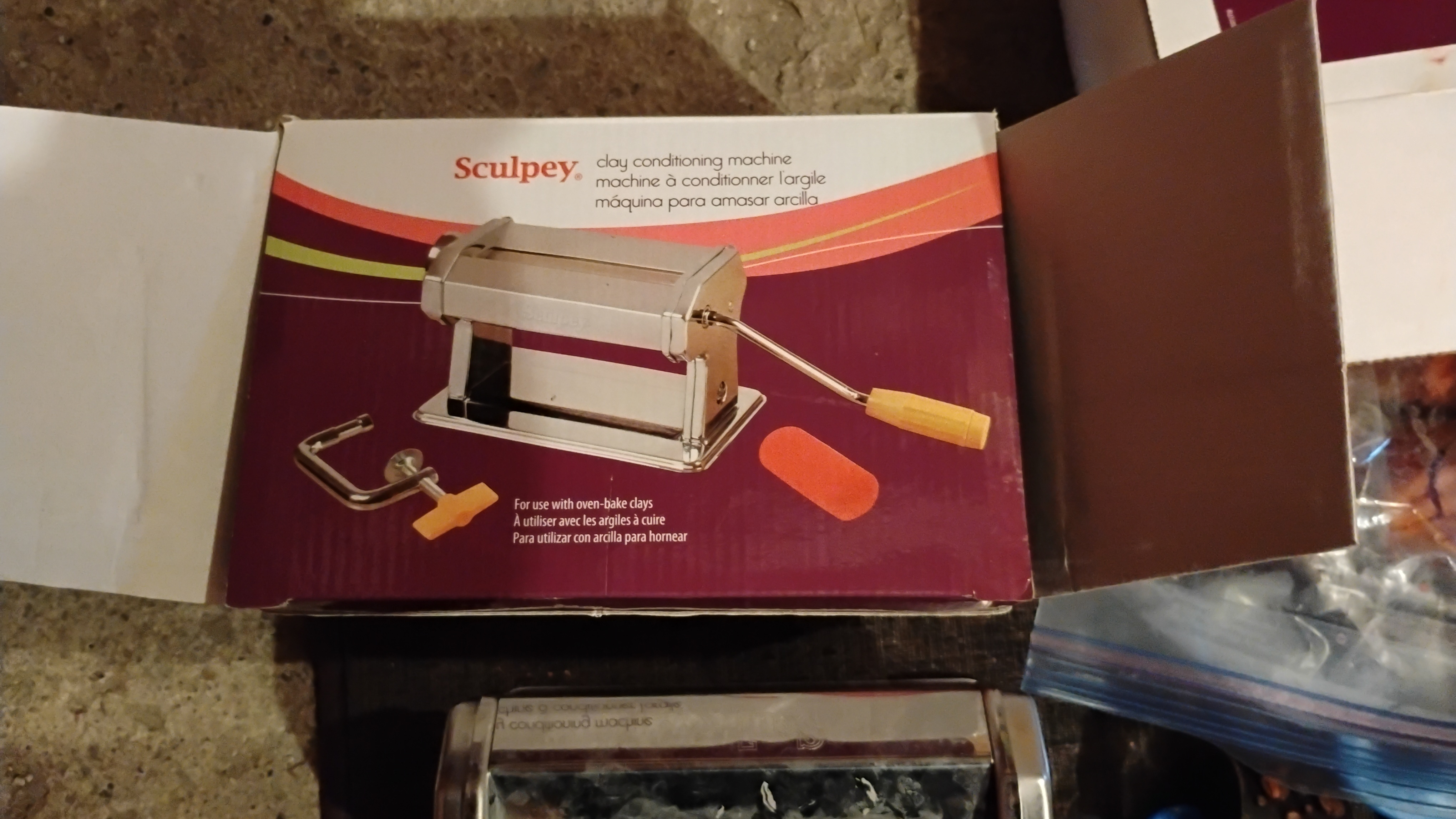 Sculpey Clay Conditioning Machine, Clay, and Tools - photo 2